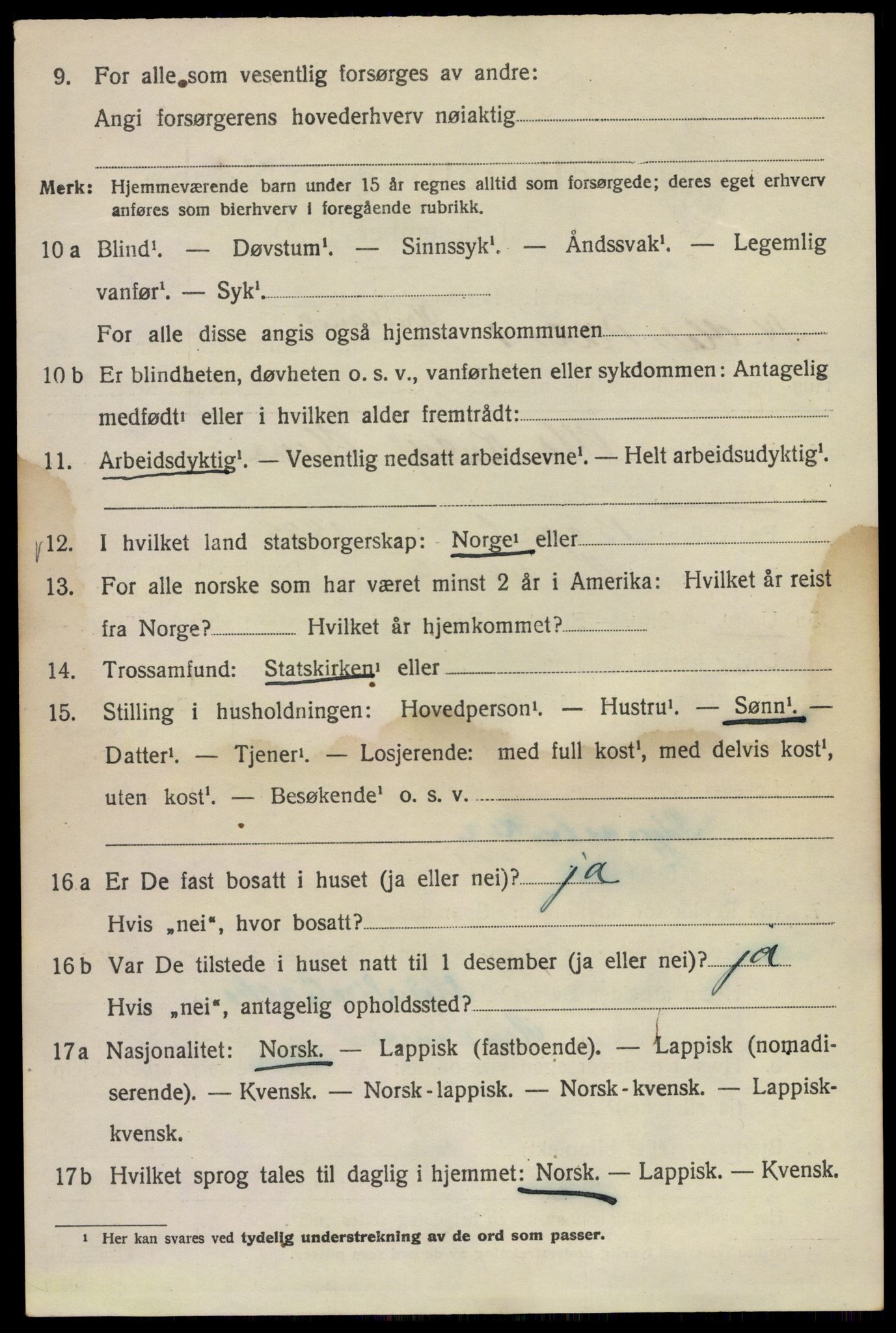 SAO, 1920 census for Kristiania, 1920, p. 535746