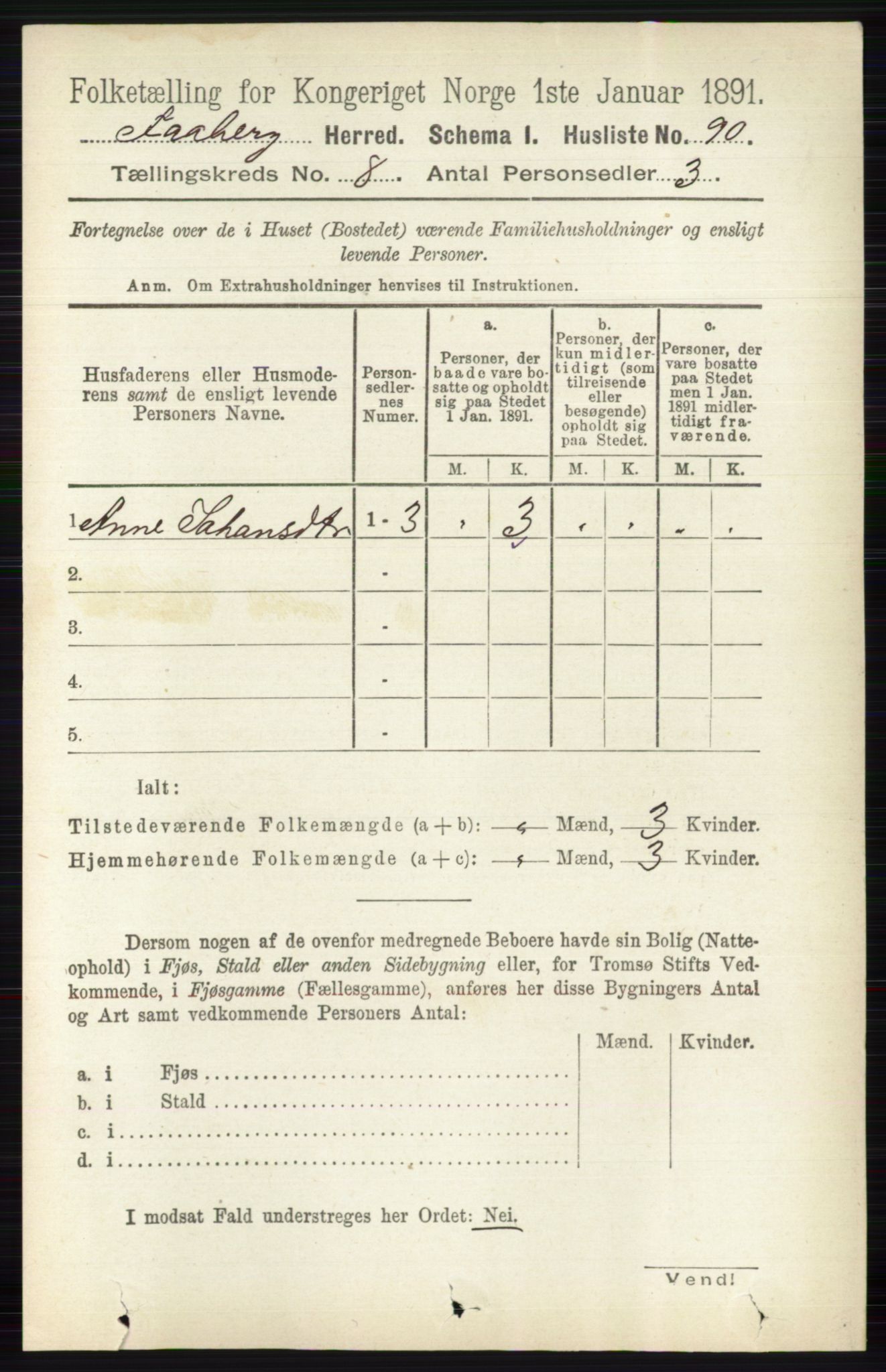 RA, 1891 census for 0524 Fåberg, 1891, p. 3412