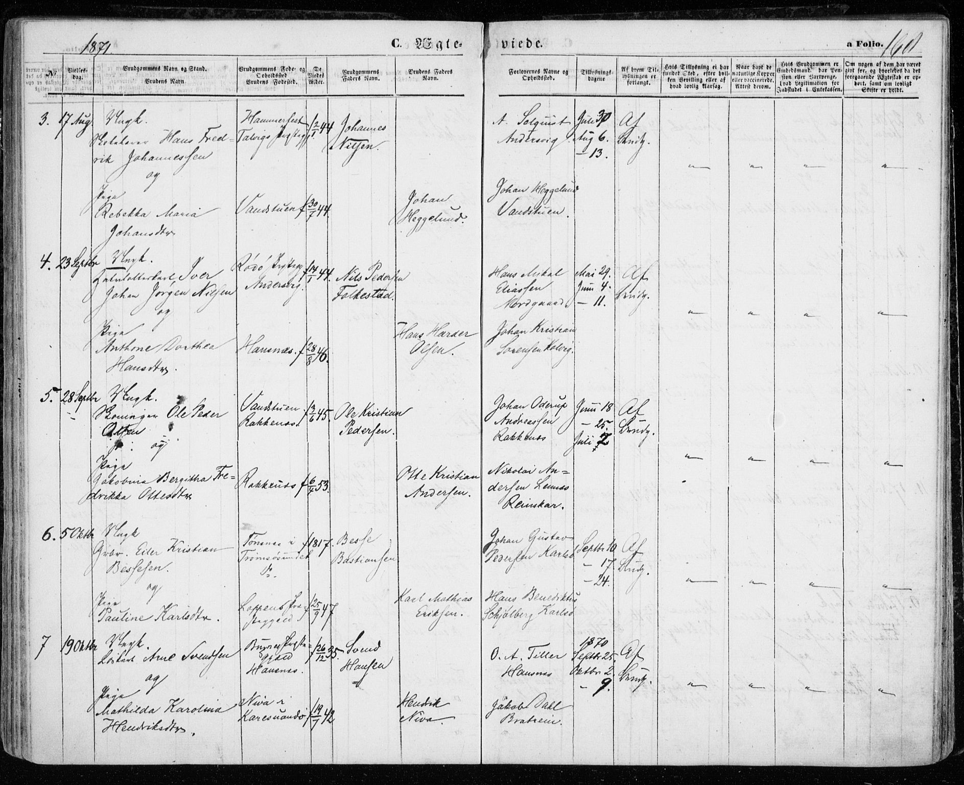 Karlsøy sokneprestembete, SATØ/S-1299/H/Ha/Haa/L0004kirke: Parish register (official) no. 4, 1861-1871, p. 168