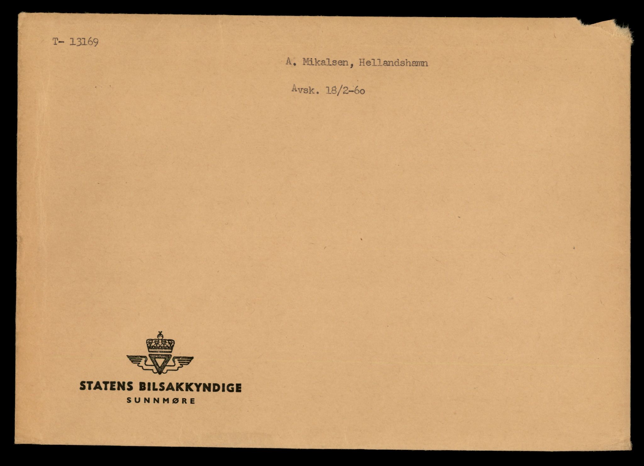 Møre og Romsdal vegkontor - Ålesund trafikkstasjon, AV/SAT-A-4099/F/Fe/L0037: Registreringskort for kjøretøy T 13031 - T 13179, 1927-1998, p. 2658