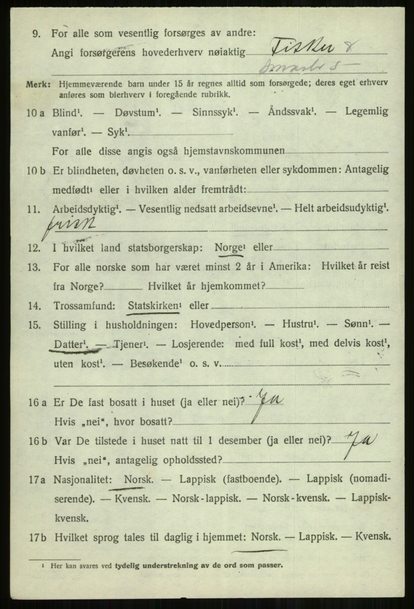 SATØ, 1920 census for Skjervøy, 1920, p. 2870