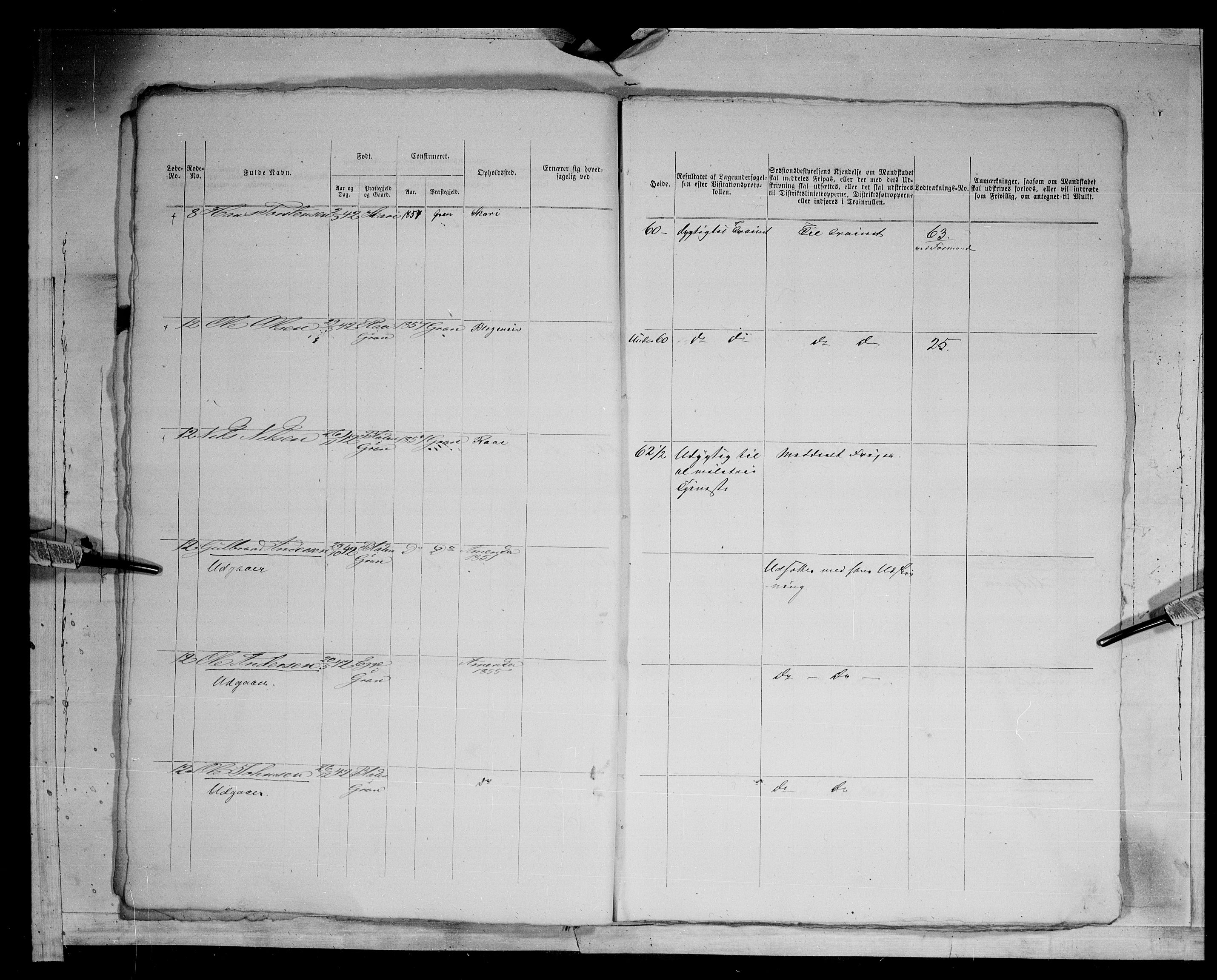 Fylkesmannen i Oppland, AV/SAH-FYO-002/1/K/Kg/L1166: Gran og Jevnaker, 1860-1879, p. 8594
