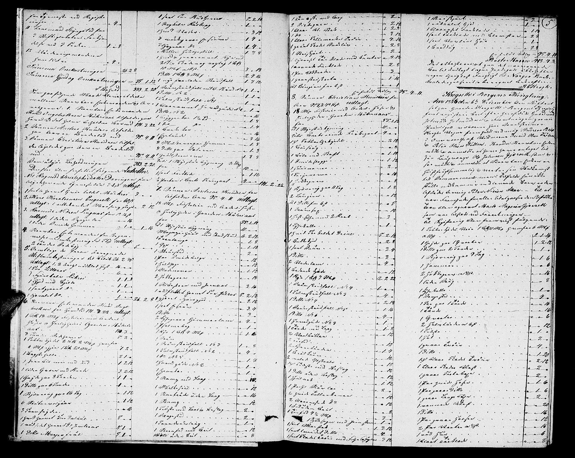 Nordre Sunnmøre sorenskriveri, AV/SAT-A-0006/1/3/3A/L0015: Skifteprotokoll 9, 1827-1831, p. 4b-5a