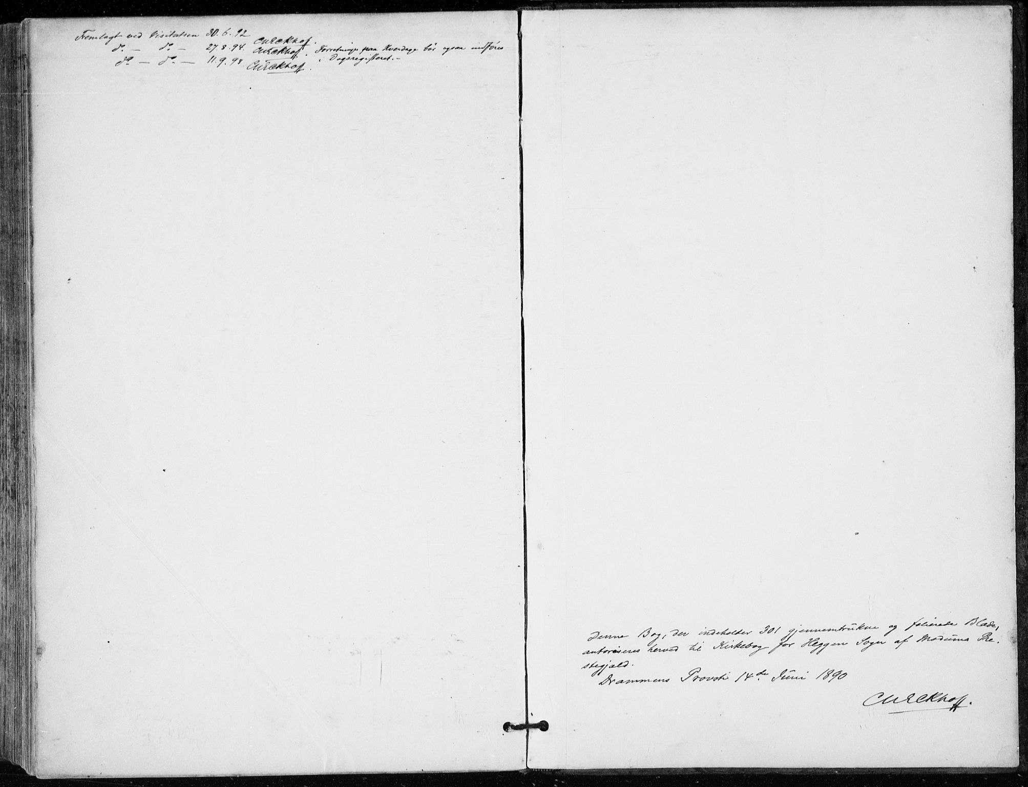 Modum kirkebøker, AV/SAKO-A-234/F/Fa/L0012: Parish register (official) no. 12, 1890-1898