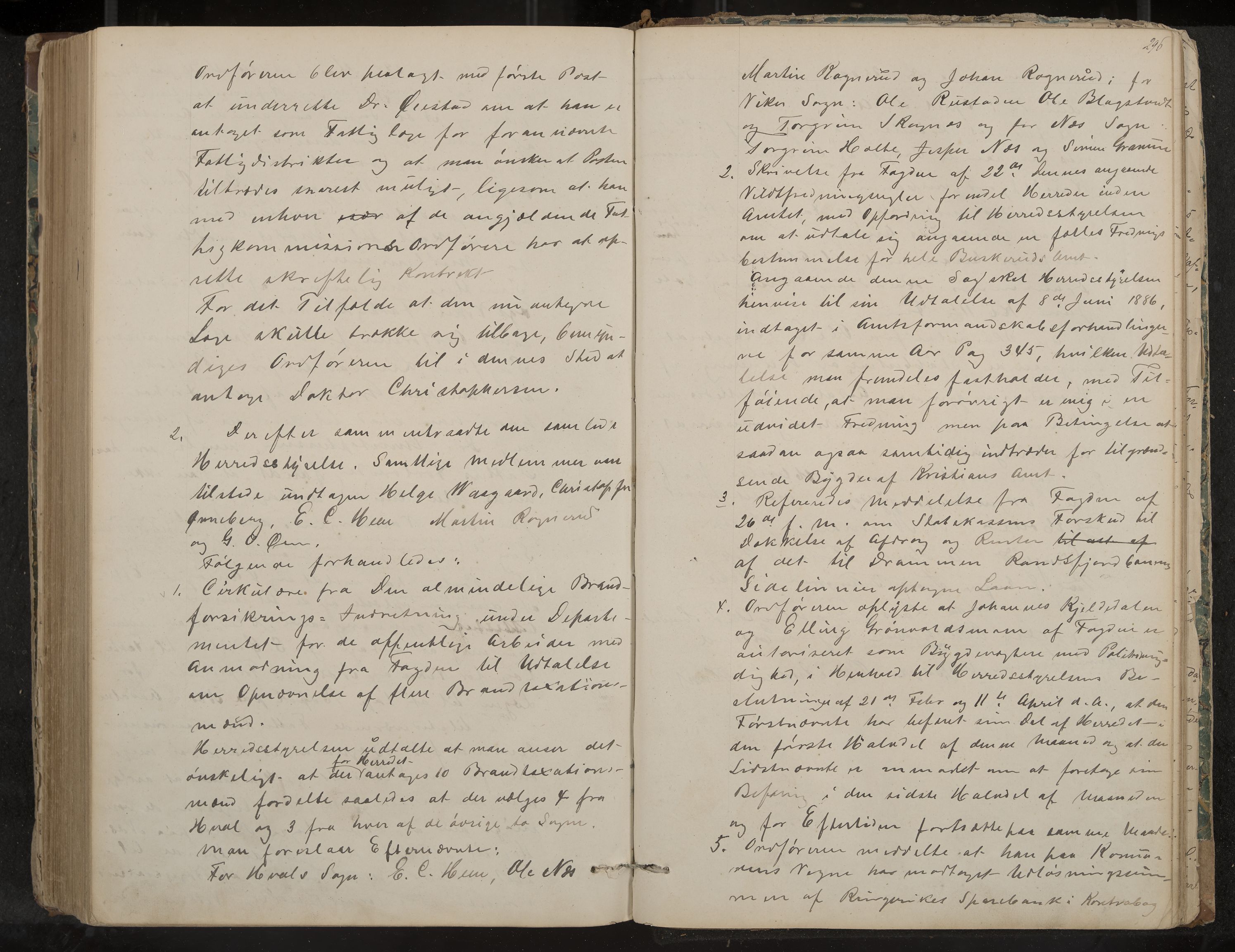 Ådal formannskap og sentraladministrasjon, IKAK/0614021/A/Aa/L0001: Møtebok, 1858-1891, p. 296