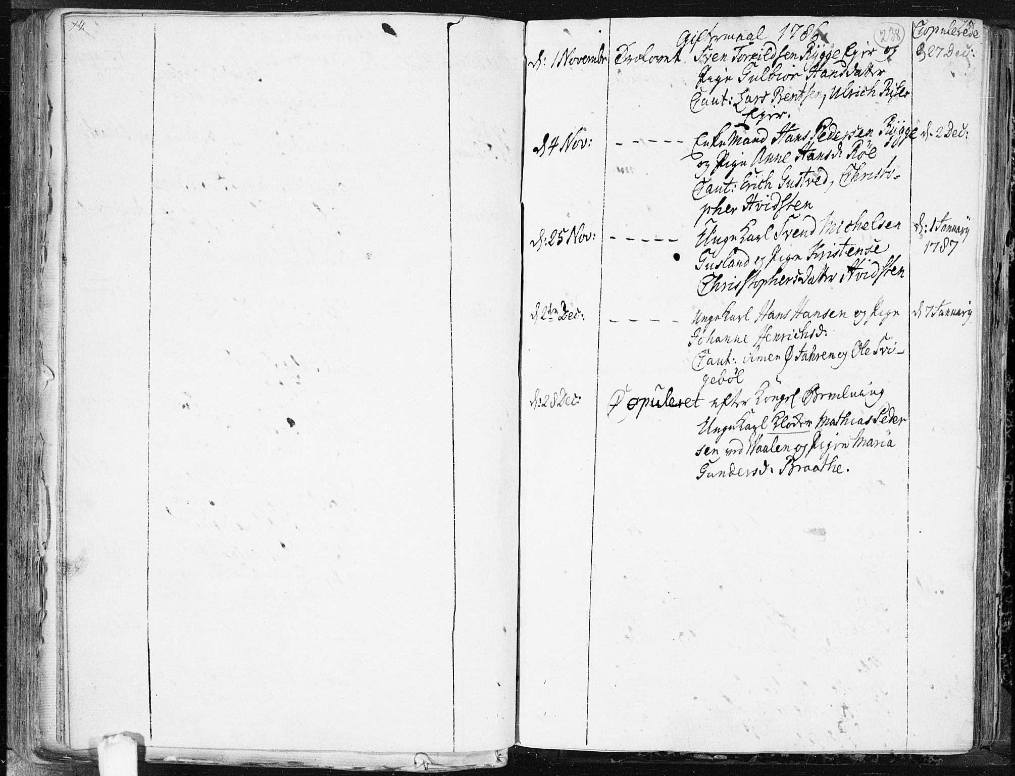 Hobøl prestekontor Kirkebøker, AV/SAO-A-2002/F/Fa/L0001: Parish register (official) no. I 1, 1733-1814, p. 238