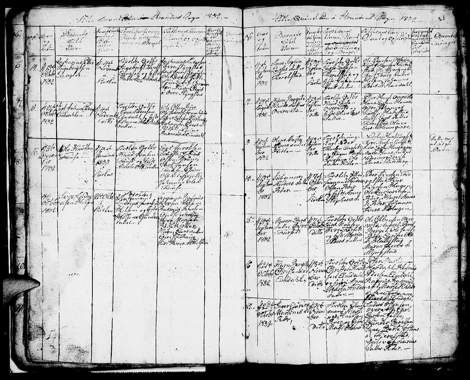 Ministerialprotokoller, klokkerbøker og fødselsregistre - Møre og Romsdal, AV/SAT-A-1454/520/L0290: Parish register (copy) no. 520C02, 1825-1835, p. 21