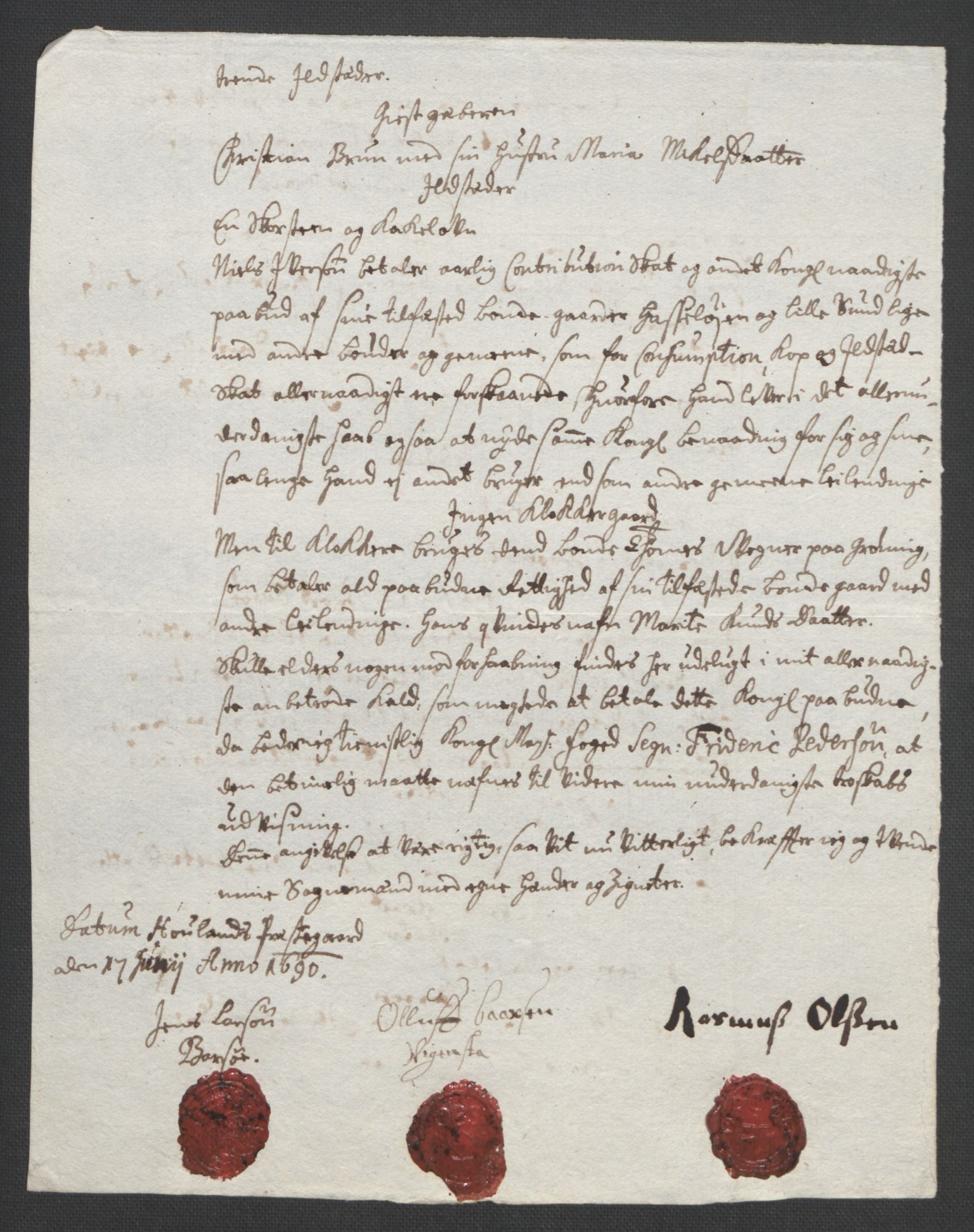 Rentekammeret inntil 1814, Reviderte regnskaper, Fogderegnskap, RA/EA-4092/R47/L2856: Fogderegnskap Ryfylke, 1689-1693, p. 225