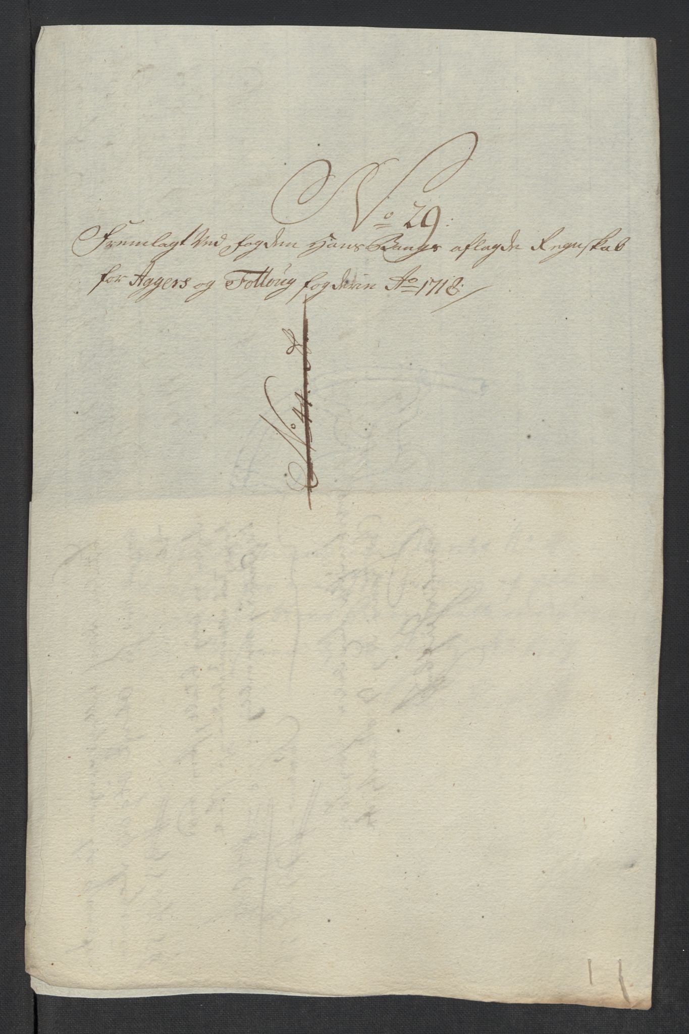 Rentekammeret inntil 1814, Reviderte regnskaper, Fogderegnskap, AV/RA-EA-4092/R10/L0456: Fogderegnskap Aker og Follo, 1718, p. 312