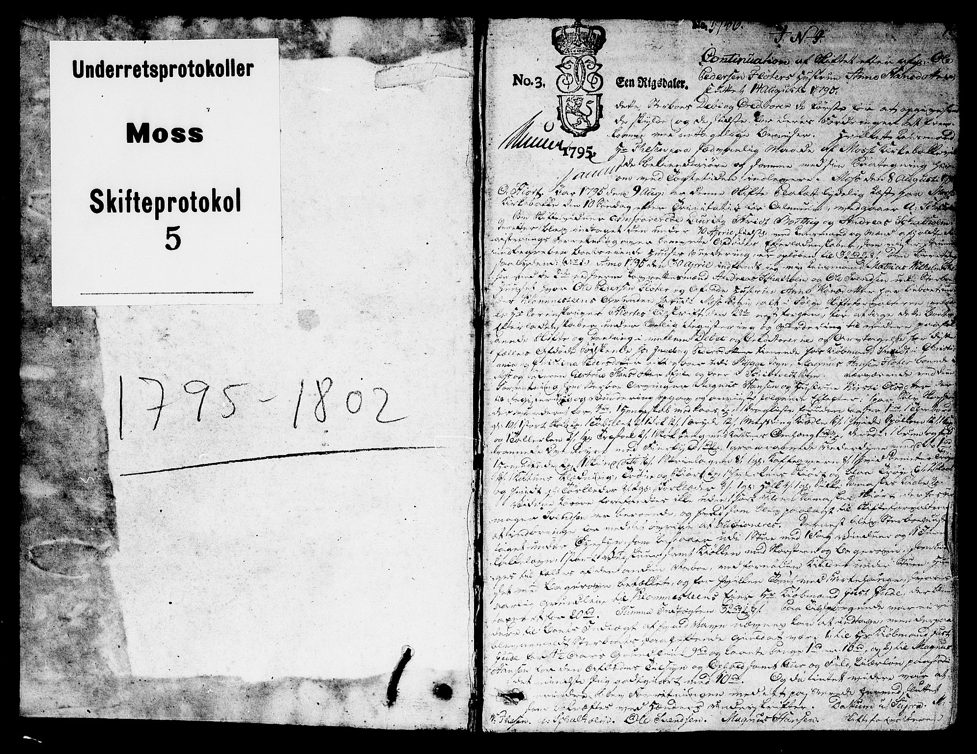 Moss sorenskriveri, SAO/A-10168, 1795-1802, p. 0b-1a