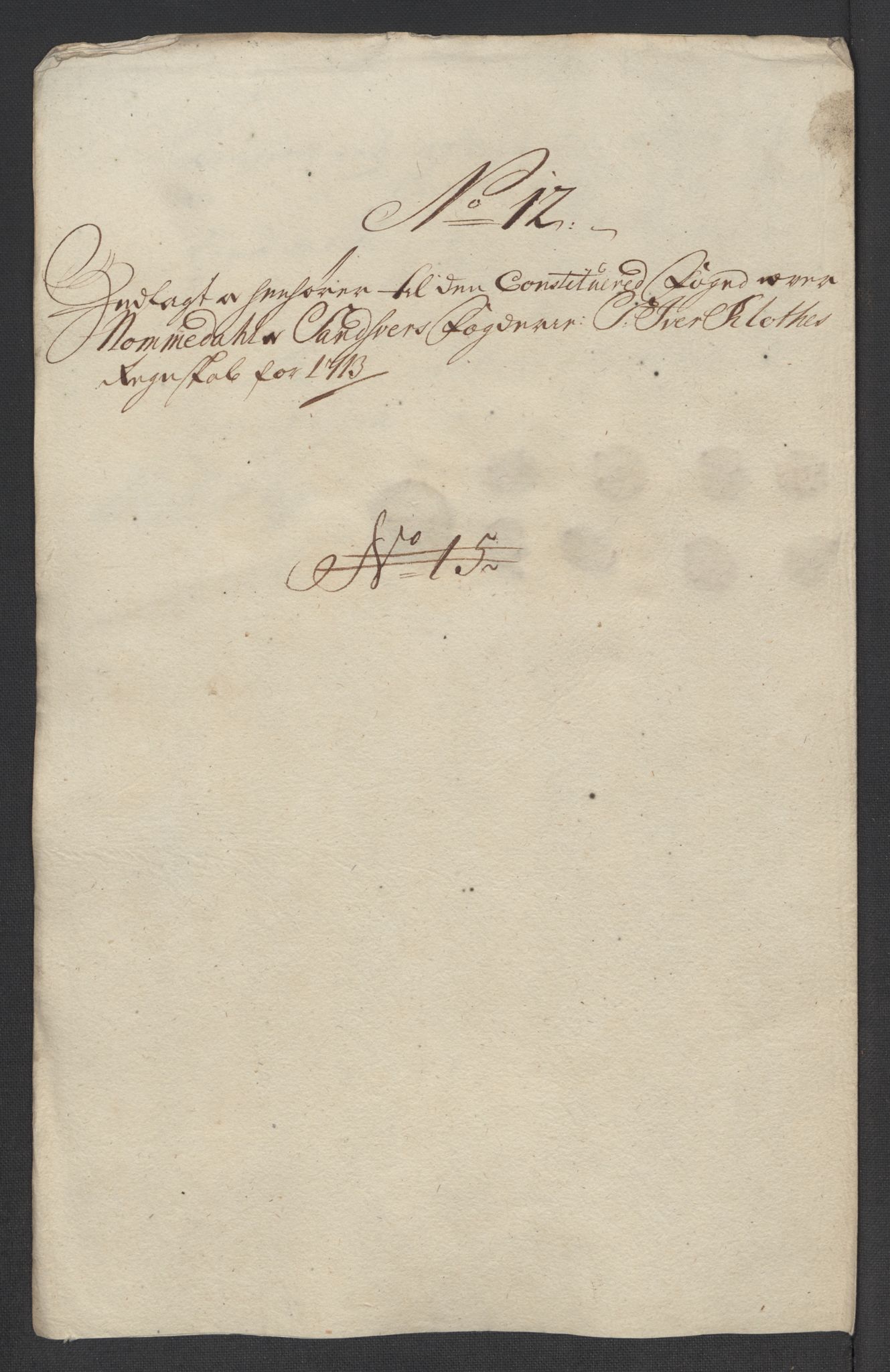 Rentekammeret inntil 1814, Reviderte regnskaper, Fogderegnskap, AV/RA-EA-4092/R24/L1588: Fogderegnskap Numedal og Sandsvær, 1713, p. 309