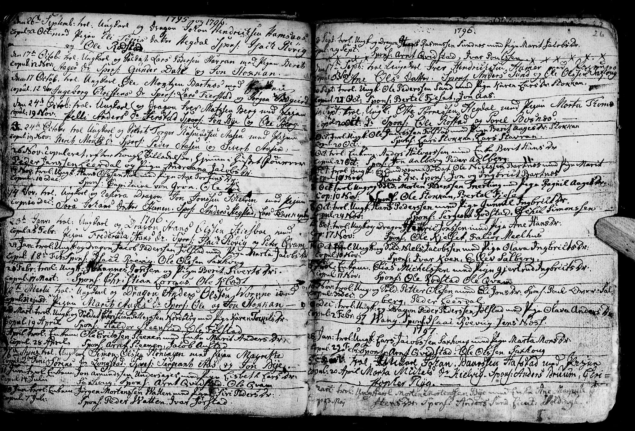 Ministerialprotokoller, klokkerbøker og fødselsregistre - Nord-Trøndelag, SAT/A-1458/730/L0273: Parish register (official) no. 730A02, 1762-1802, p. 26