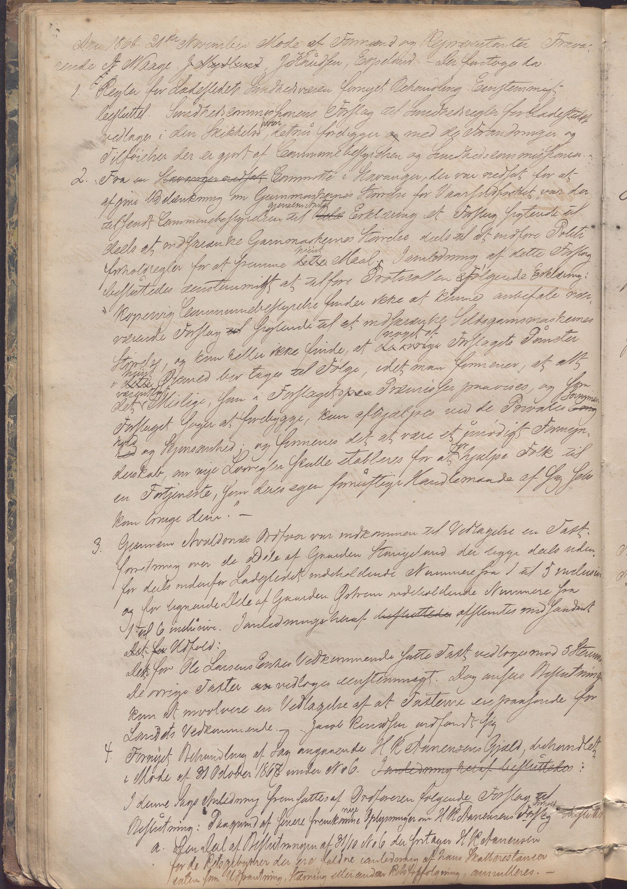 Kopervik Kommune - Formannskapet og Bystyret, IKAR/K-102468/A/Aa/L0001: Møtebok, 1866-1874, p. 28b
