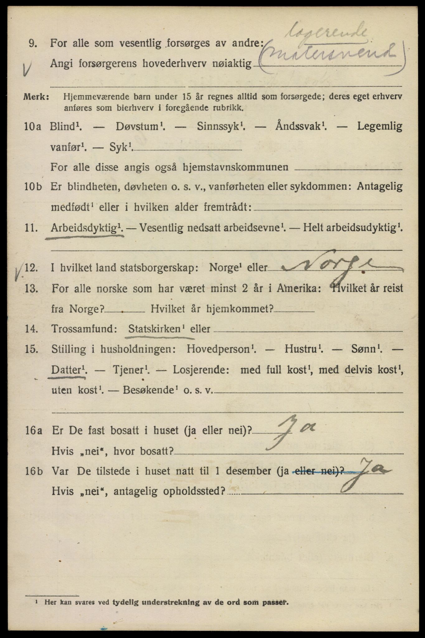 SAO, 1920 census for Kristiania, 1920, p. 519938