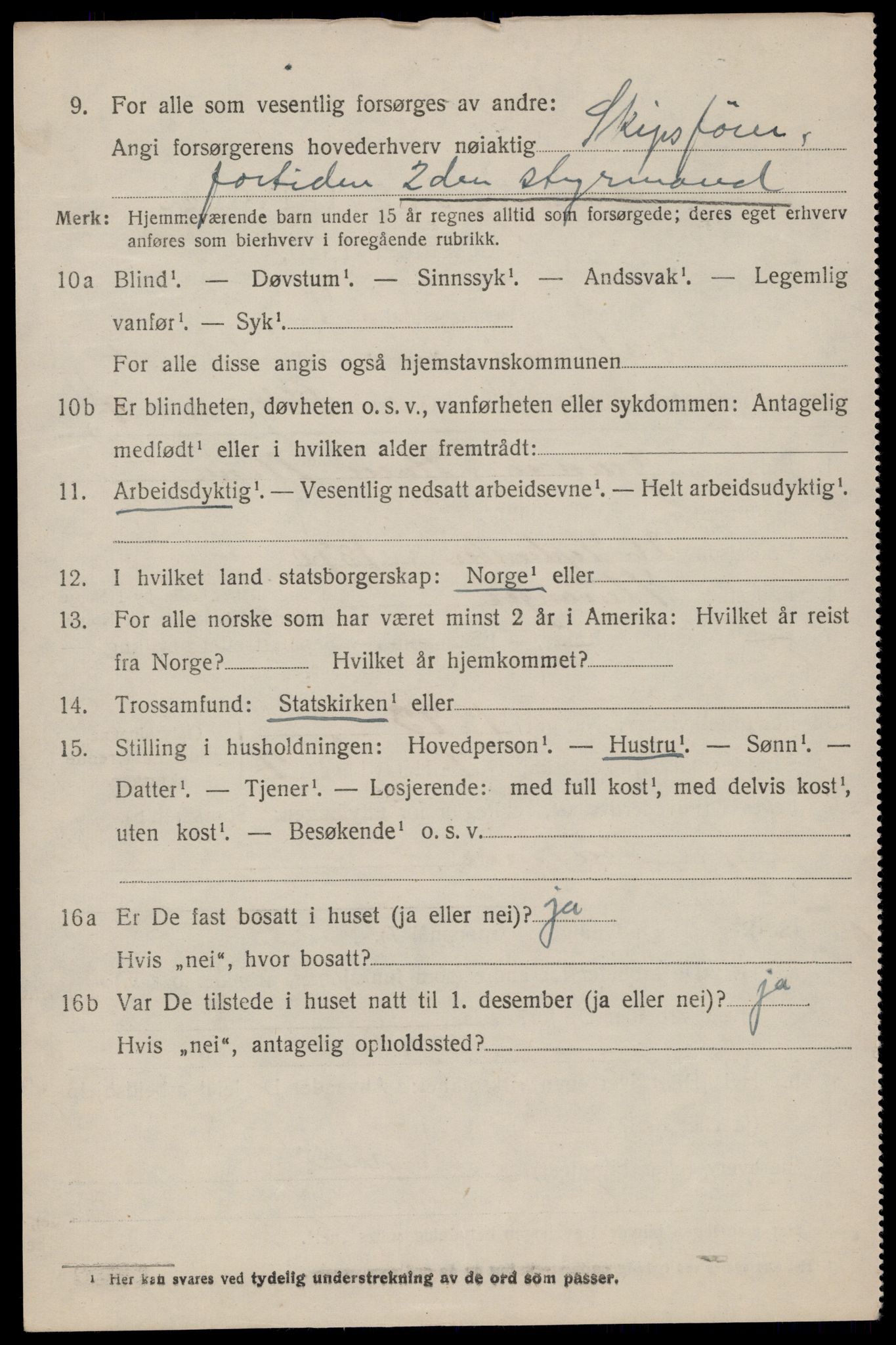 SAST, 1920 census for Hetland, 1920, p. 14672