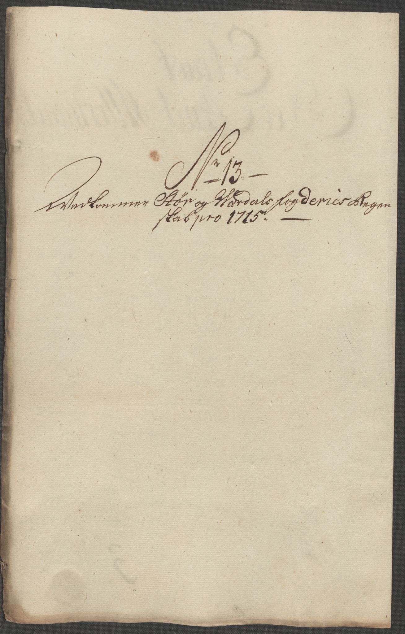 Rentekammeret inntil 1814, Reviderte regnskaper, Fogderegnskap, RA/EA-4092/R62/L4205: Fogderegnskap Stjørdal og Verdal, 1715, p. 173