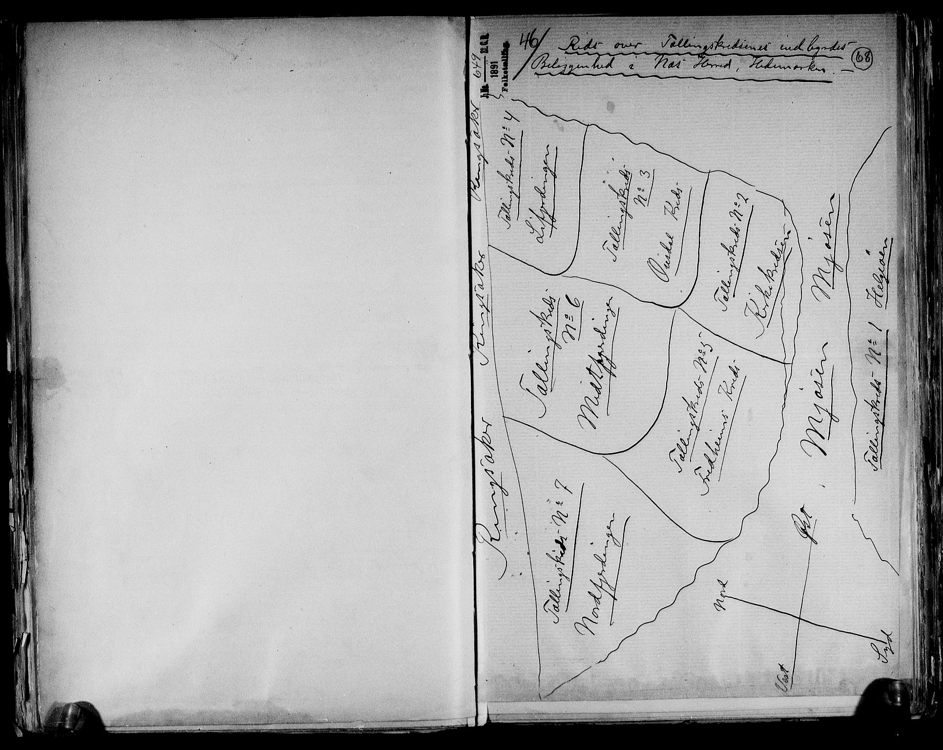 RA, 1891 census for 0411 Nes, 1891, p. 4