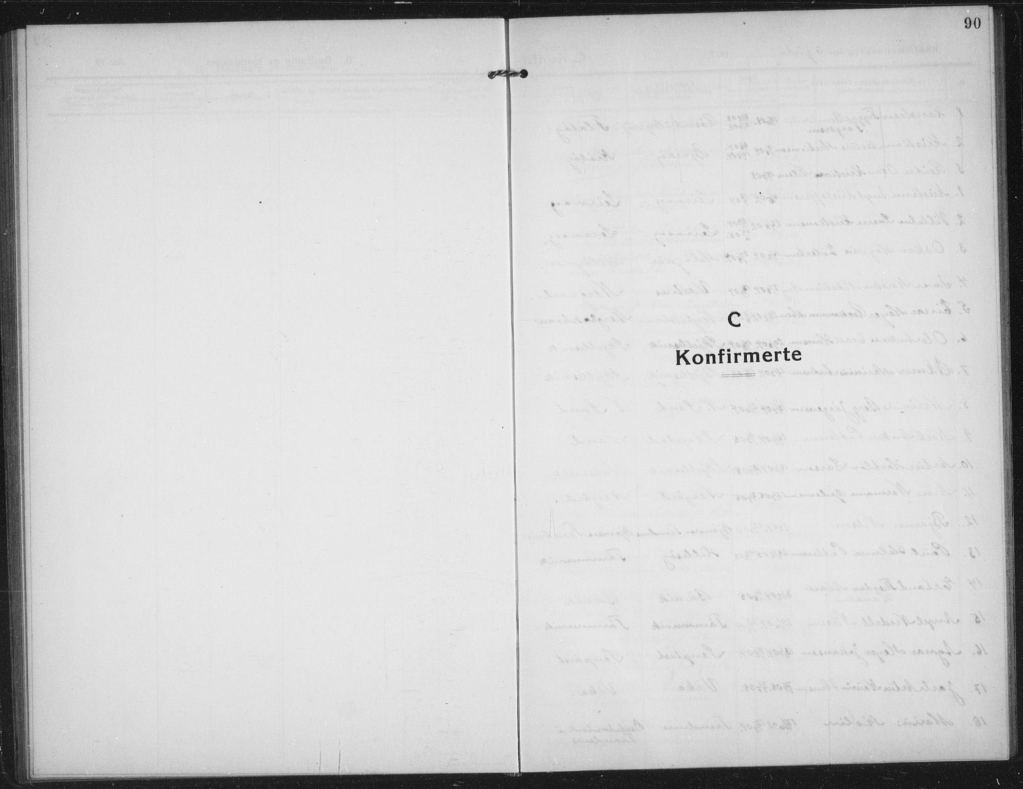 Sand/Bjarkøy sokneprestkontor, SATØ/S-0811/I/Ia/Iab/L0005klokker: Parish register (copy) no. 5, 1919-1937, p. 90