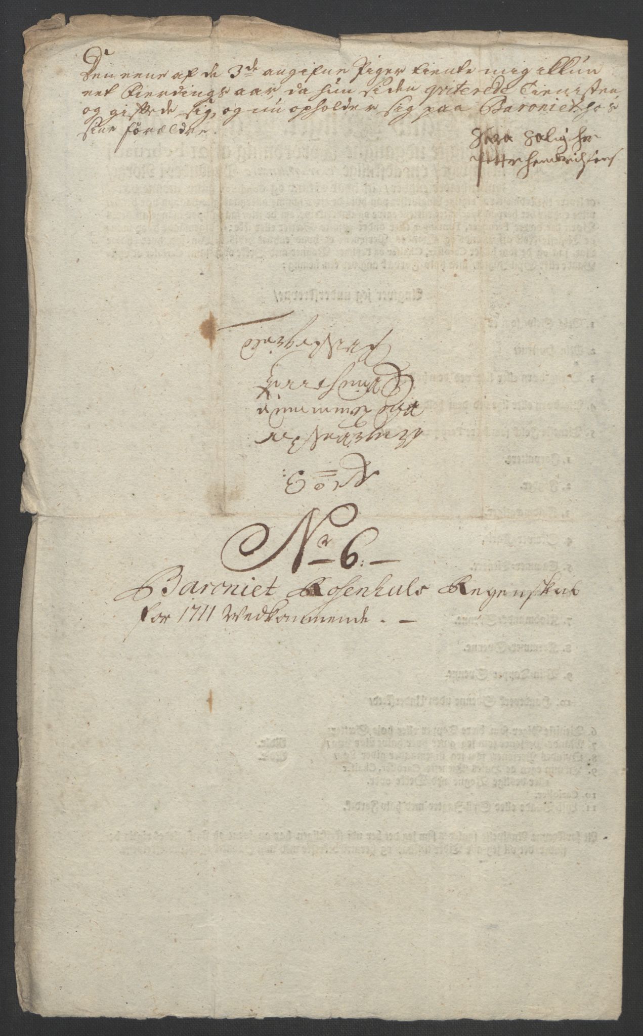 Rentekammeret inntil 1814, Reviderte regnskaper, Fogderegnskap, AV/RA-EA-4092/R49/L3138: Fogderegnskap Rosendal Baroni, 1691-1714, p. 298