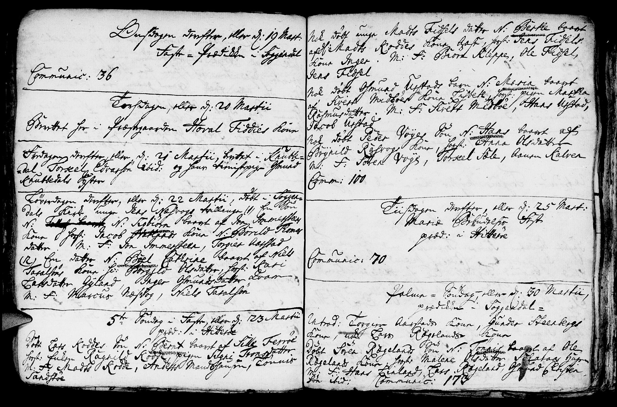 Sokndal sokneprestkontor, AV/SAST-A-101808: Parish register (official) no. A 1, 1729-1740