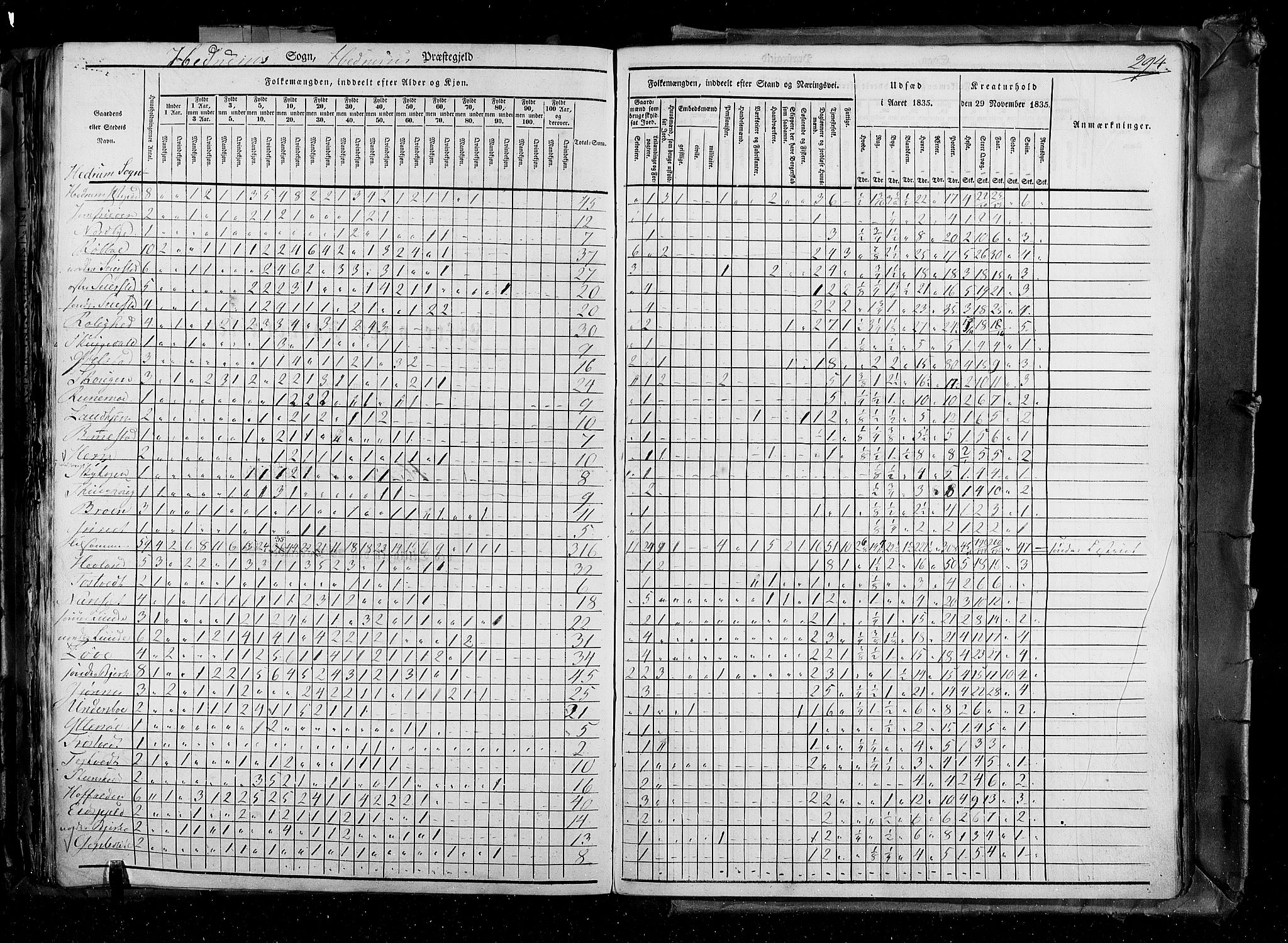 RA, Census 1835, vol. 4: Buskerud amt og Jarlsberg og Larvik amt, 1835, p. 294