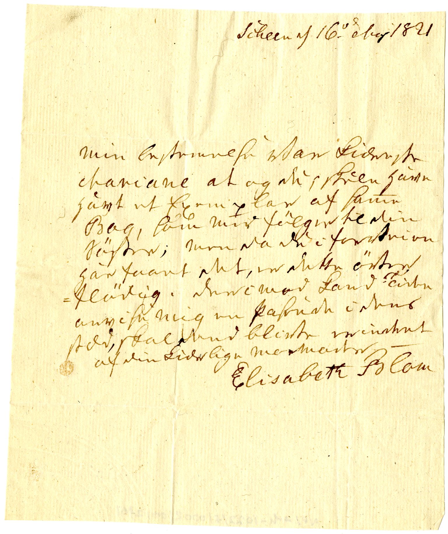 Diderik Maria Aalls brevsamling, NF/Ark-1023/F/L0002: D.M. Aalls brevsamling. B - C, 1799-1889, p. 31
