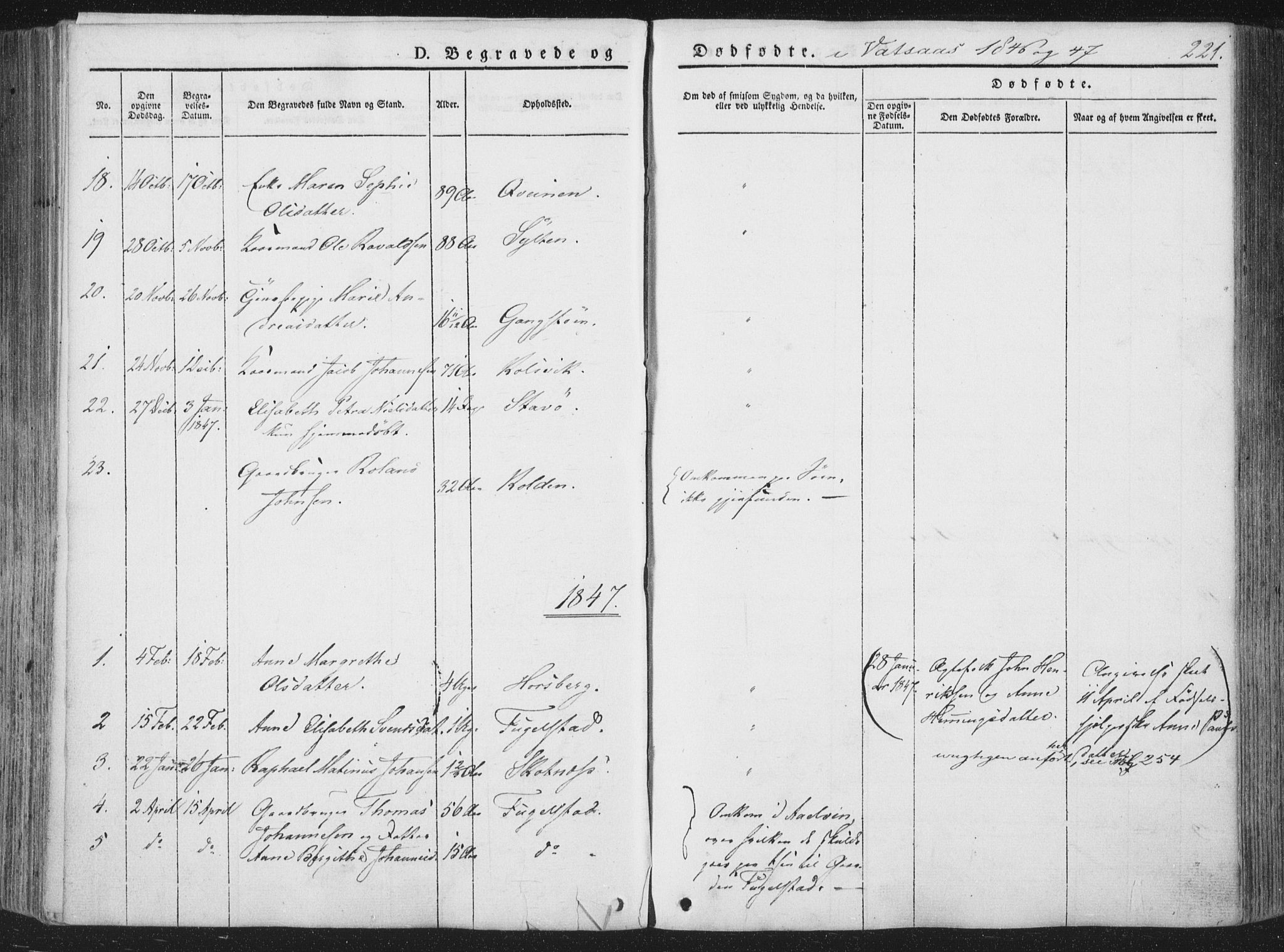 Ministerialprotokoller, klokkerbøker og fødselsregistre - Nordland, AV/SAT-A-1459/810/L0144: Parish register (official) no. 810A07 /1, 1841-1862, p. 221