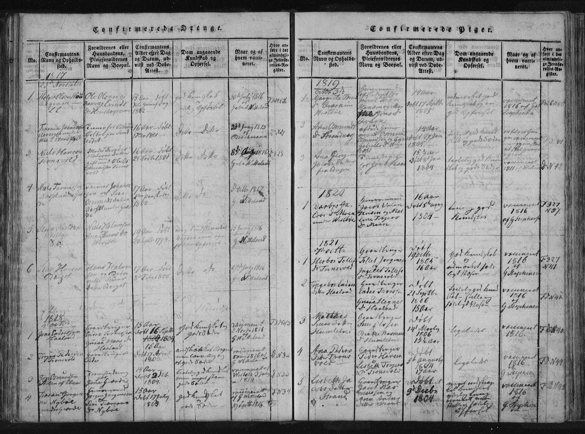 Vikedal sokneprestkontor, AV/SAST-A-101840/01/IV: Parish register (official) no. A 4, 1816-1850, p. 235