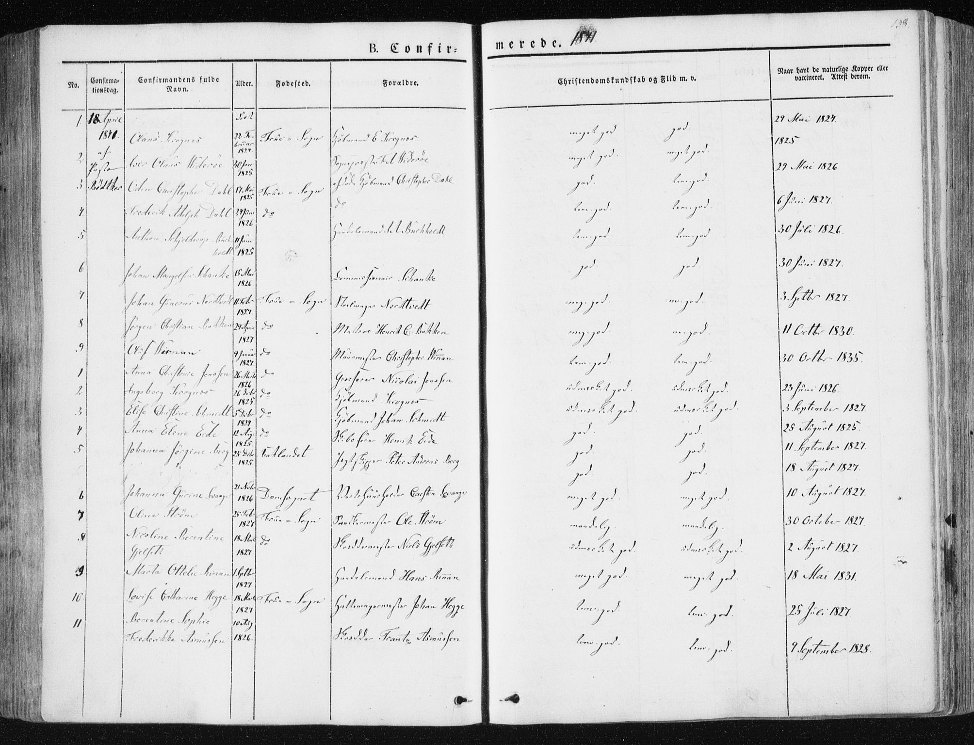 Ministerialprotokoller, klokkerbøker og fødselsregistre - Sør-Trøndelag, SAT/A-1456/602/L0110: Parish register (official) no. 602A08, 1840-1854, p. 138