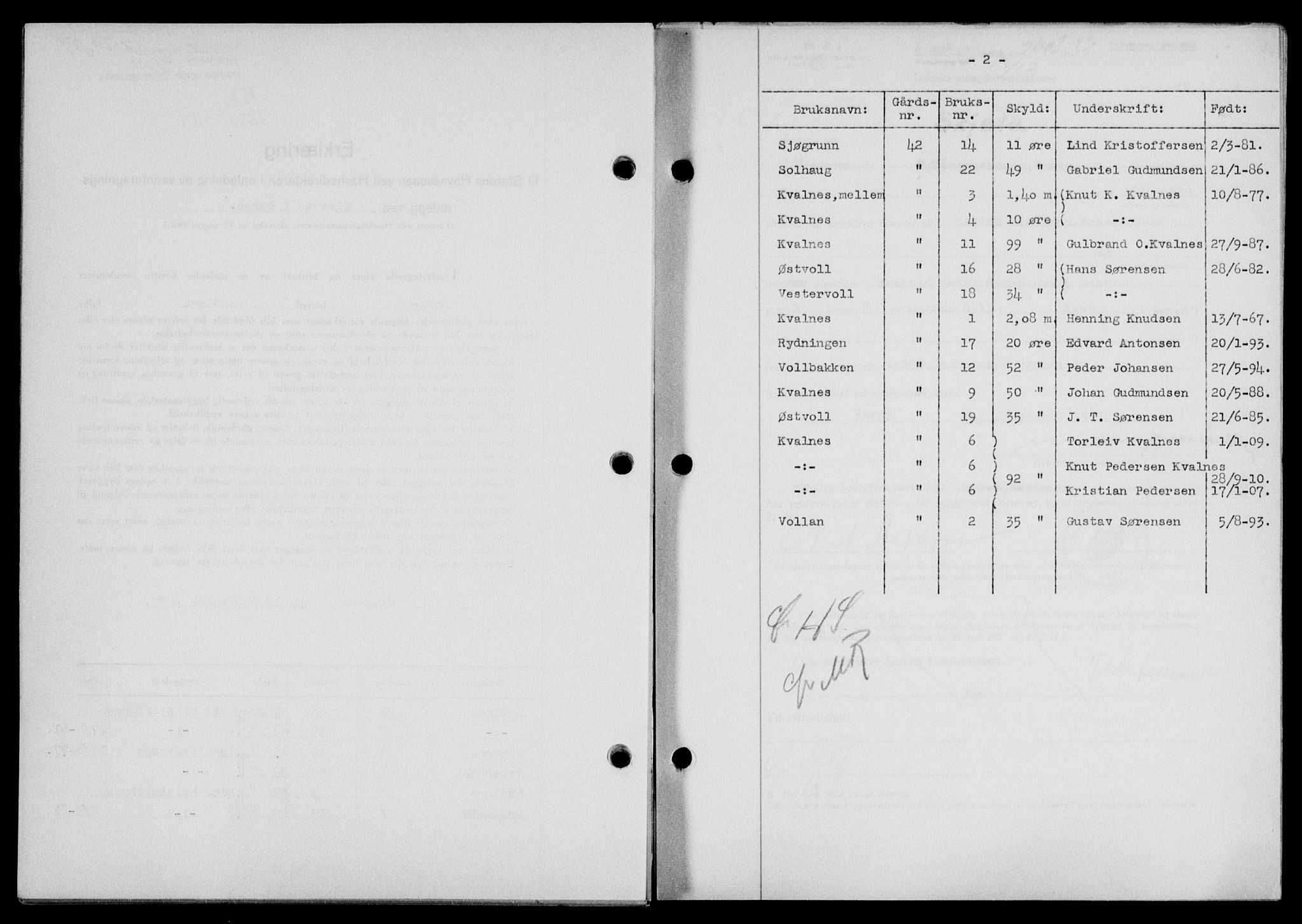 Lofoten sorenskriveri, SAT/A-0017/1/2/2C/L0003a: Mortgage book no. 3a, 1937-1938, Diary no: : 2569/1937