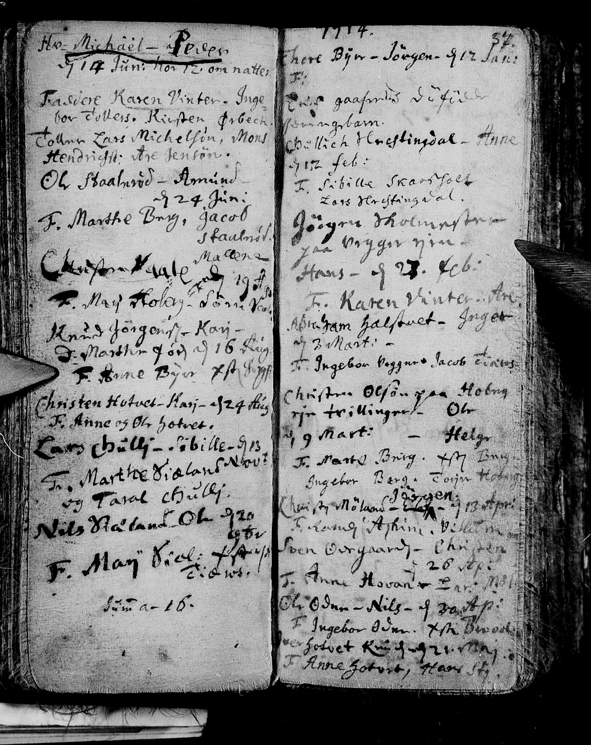 Andebu kirkebøker, SAKO/A-336/F/Fa/L0001: Parish register (official) no. 1 /1, 1623-1738, p. 37
