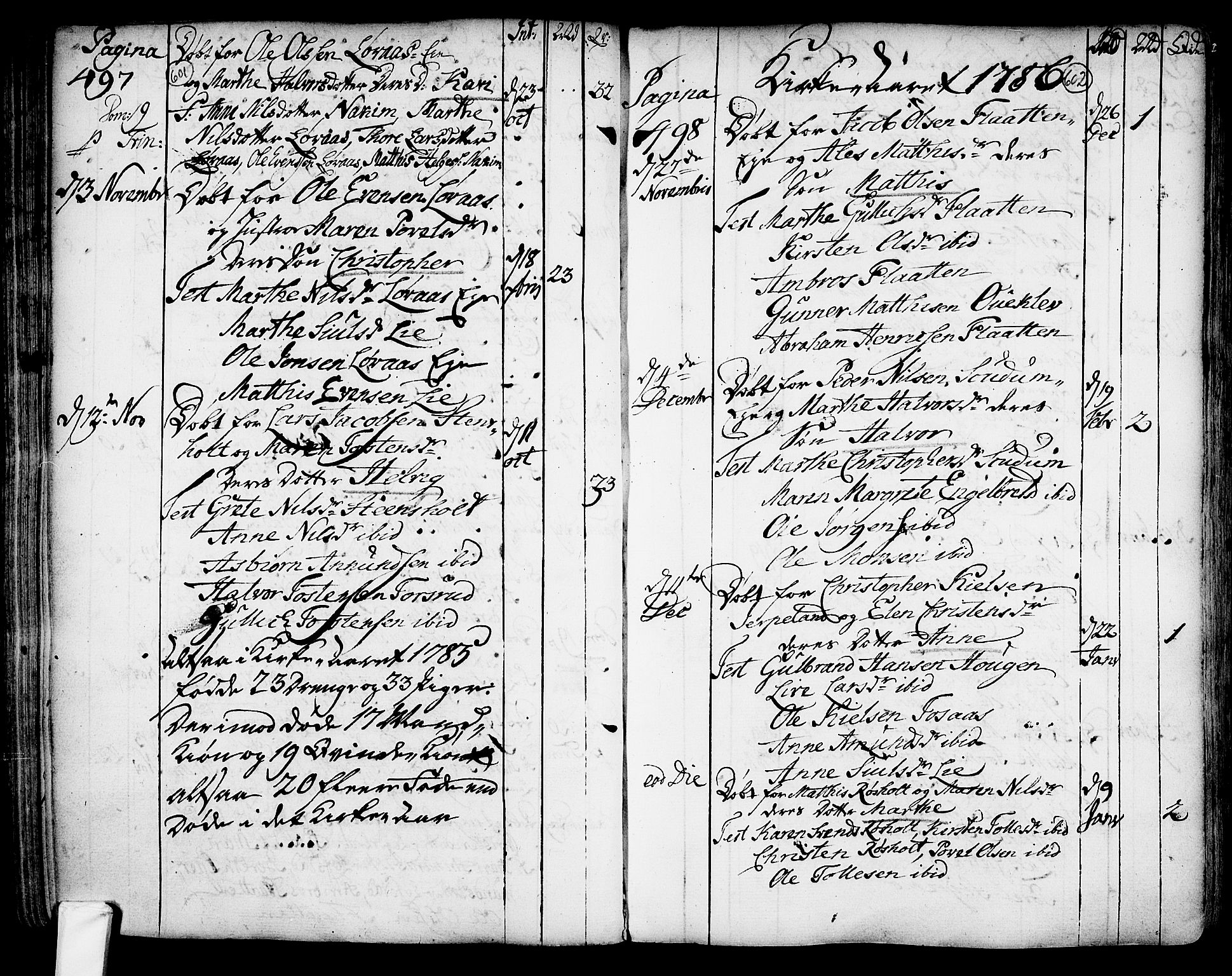 Lardal kirkebøker, SAKO/A-350/F/Fa/L0003: Parish register (official) no. I 3, 1733-1815, p. 601-602