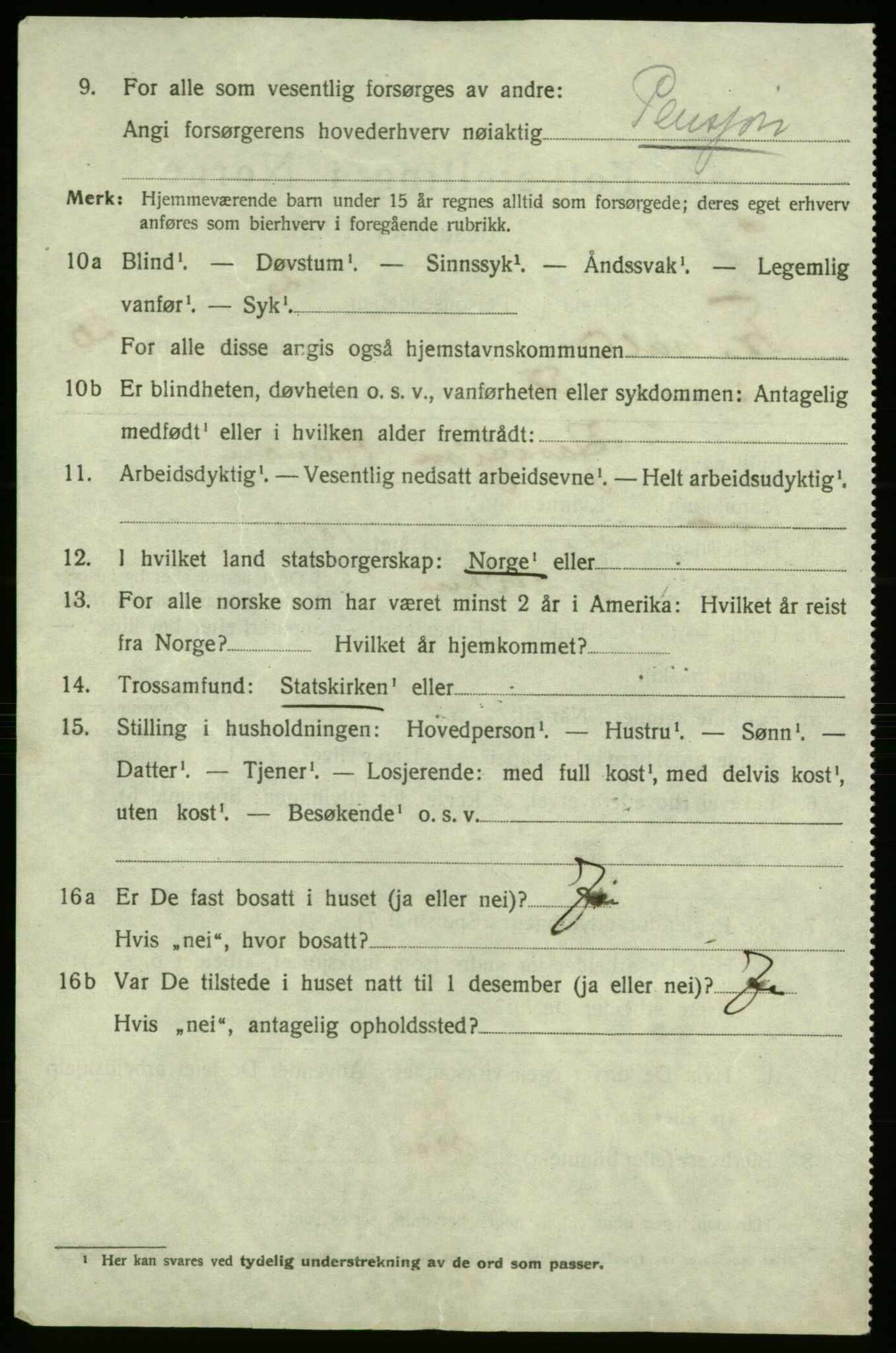 SAO, 1920 census for Fredrikshald, 1920, p. 30729