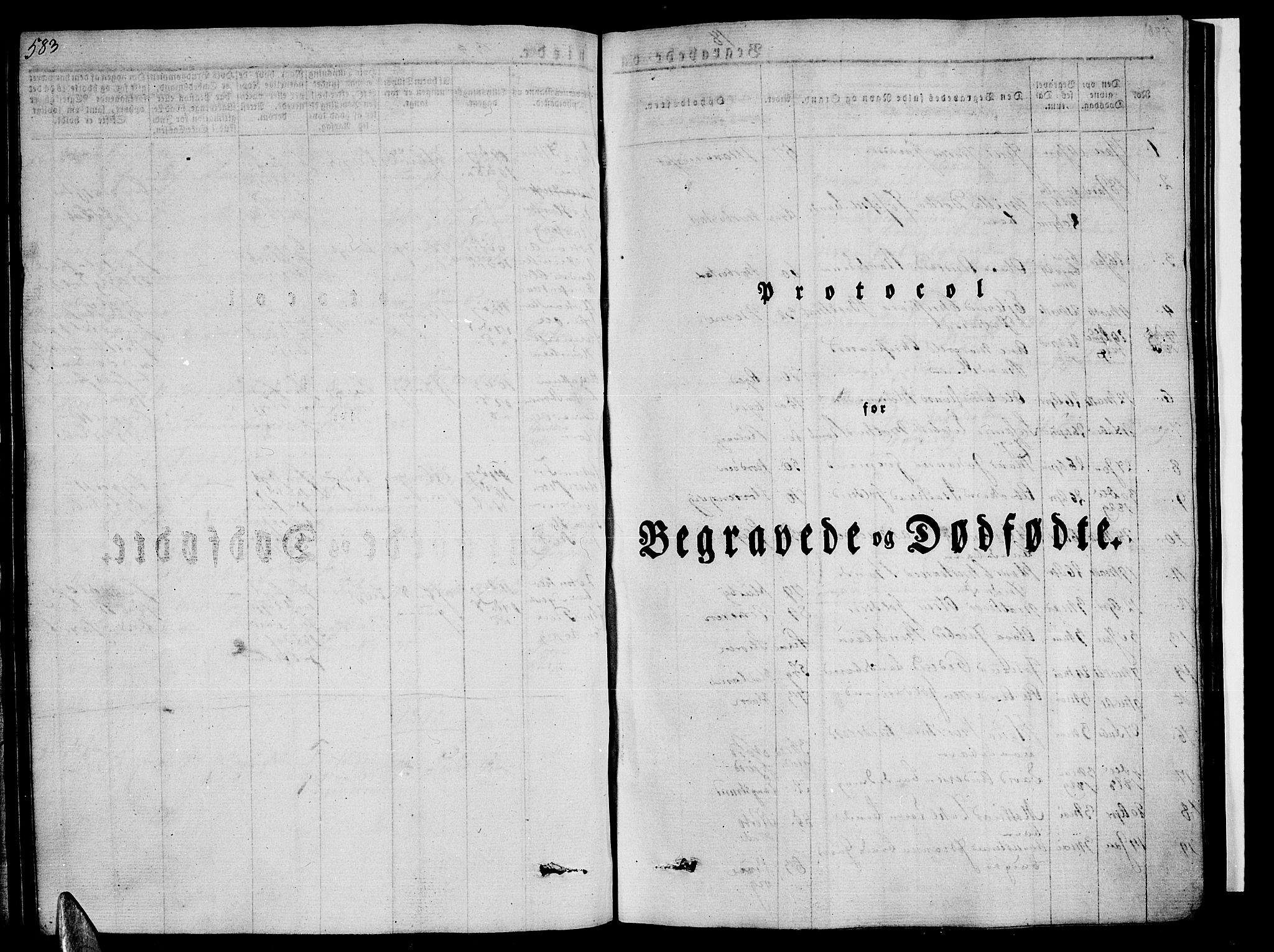 Ministerialprotokoller, klokkerbøker og fødselsregistre - Nordland, AV/SAT-A-1459/838/L0548: Parish register (official) no. 838A06, 1829-1839, p. 583-584