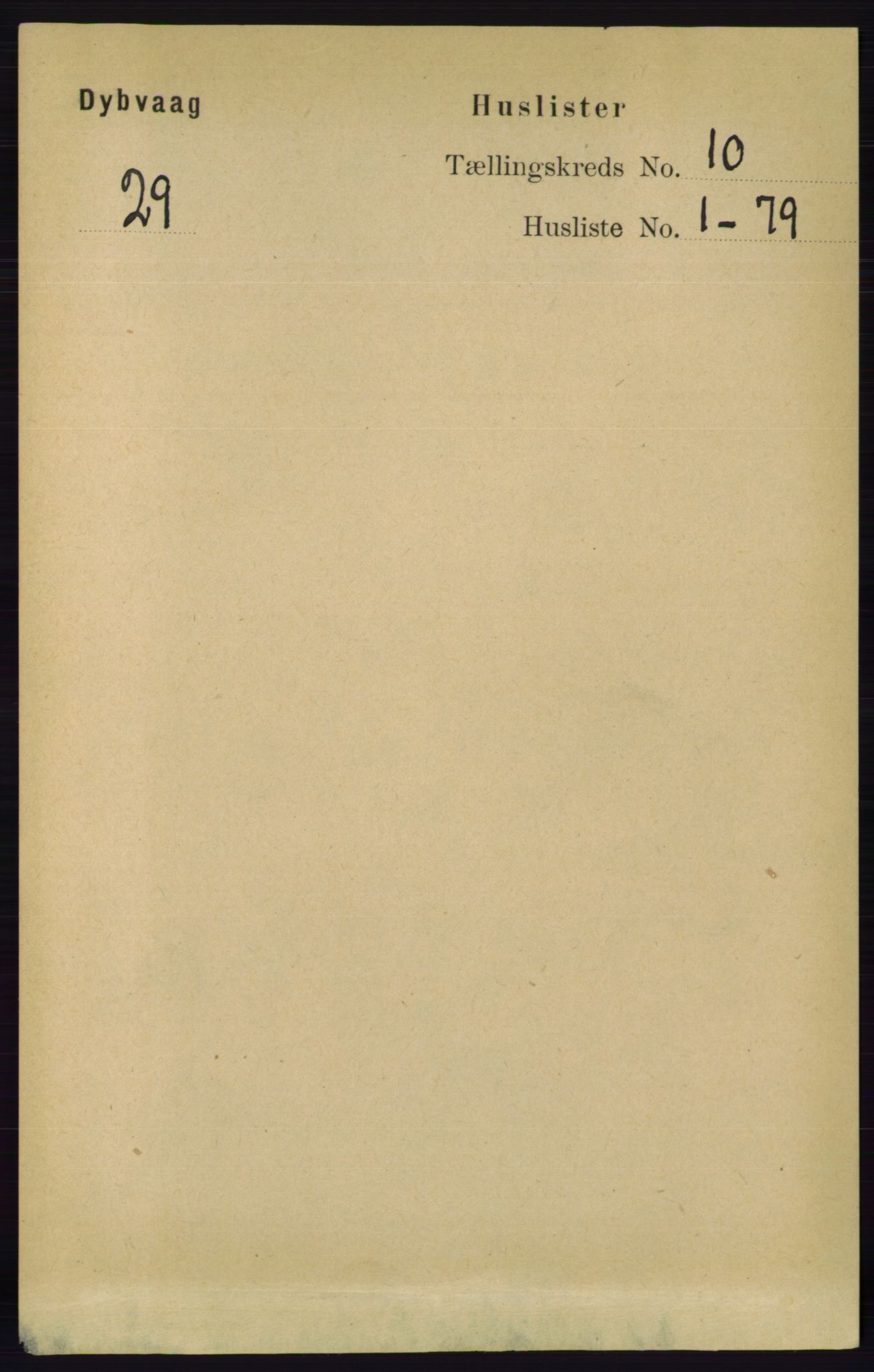 RA, 1891 census for 0915 Dypvåg, 1891, p. 3620