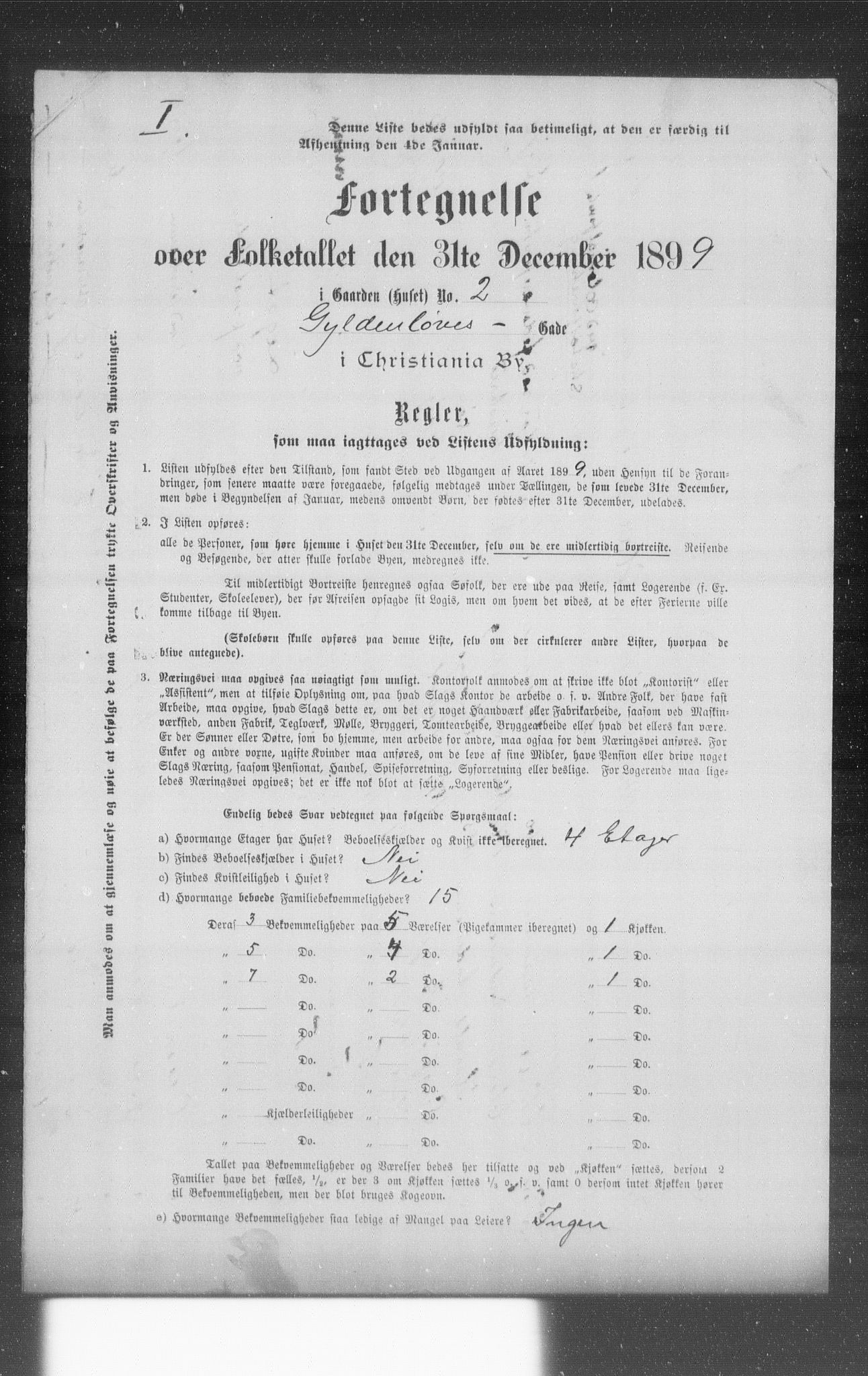 OBA, Municipal Census 1899 for Kristiania, 1899, p. 4403