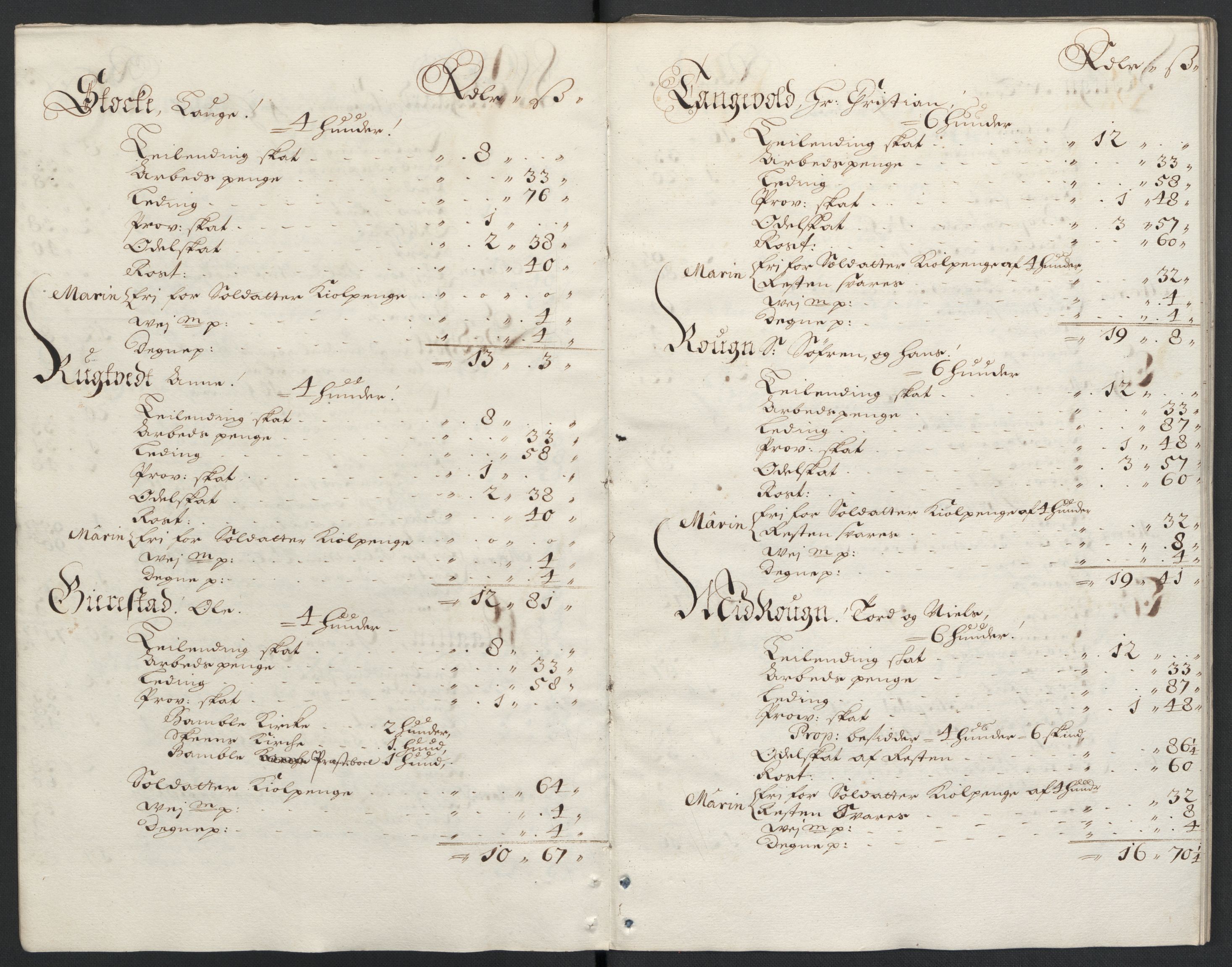 Rentekammeret inntil 1814, Reviderte regnskaper, Fogderegnskap, AV/RA-EA-4092/R36/L2097: Fogderegnskap Øvre og Nedre Telemark og Bamble, 1697, p. 65