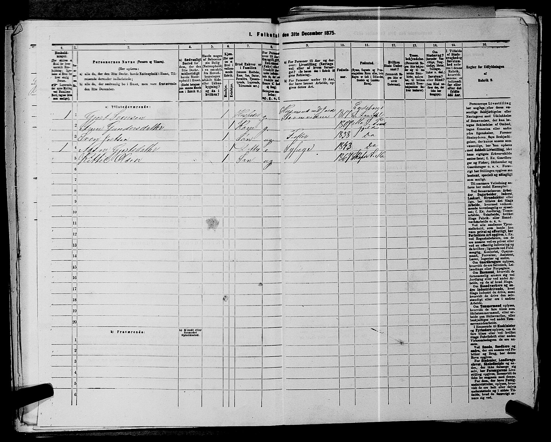 SAKO, 1875 census for 0832P Mo, 1875, p. 400