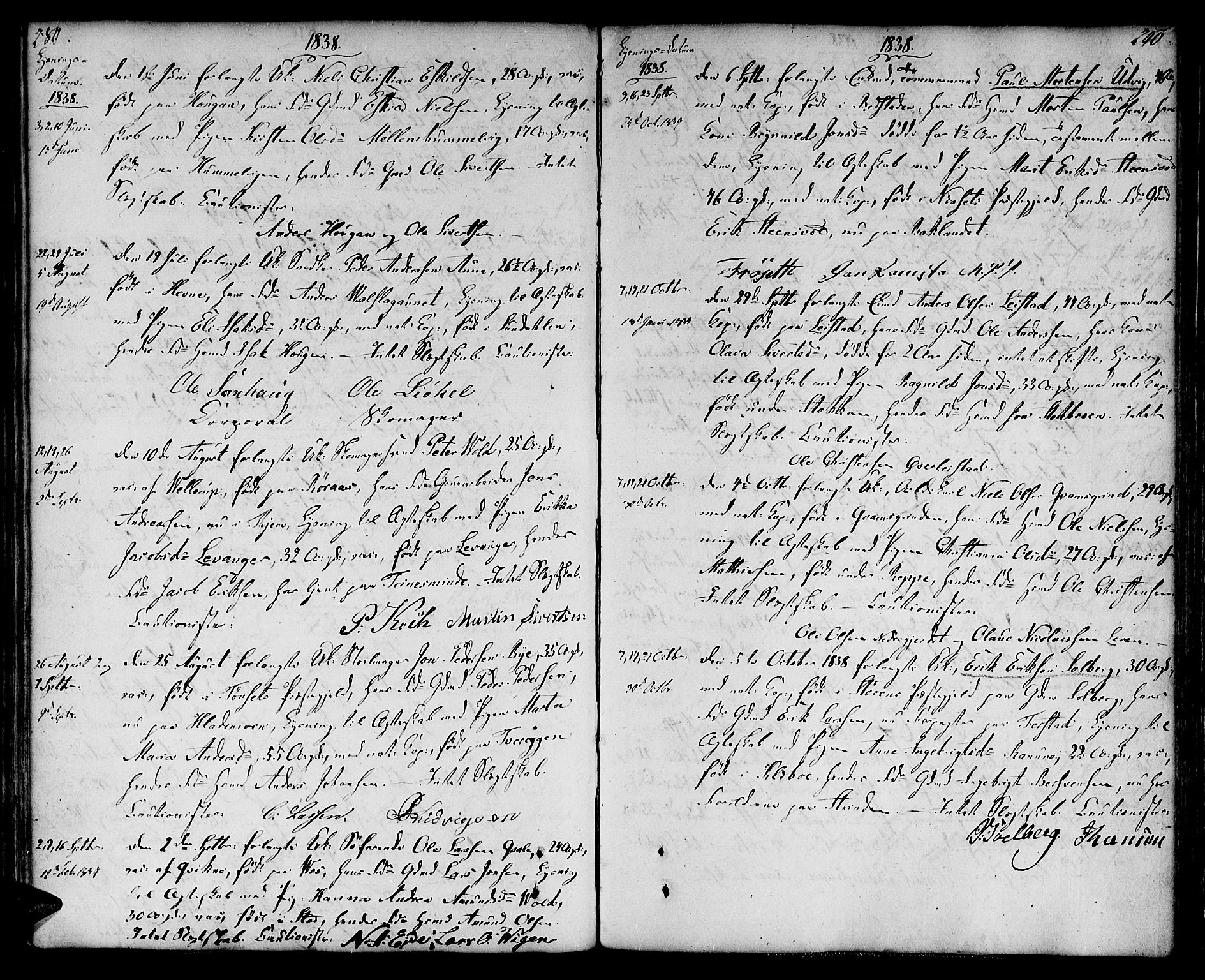 Ministerialprotokoller, klokkerbøker og fødselsregistre - Sør-Trøndelag, AV/SAT-A-1456/604/L0181: Parish register (official) no. 604A02, 1798-1817, p. 289-290