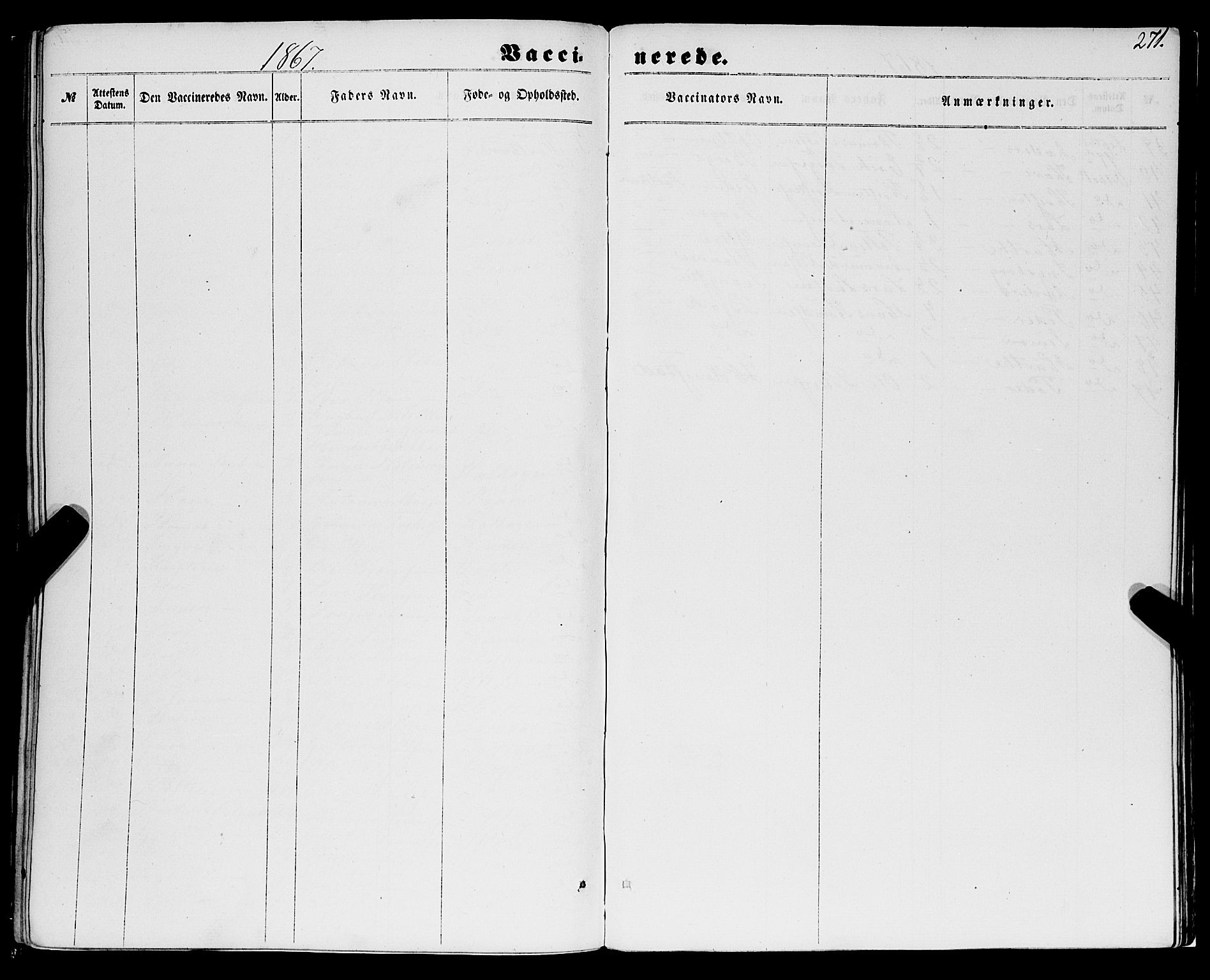 Luster sokneprestembete, AV/SAB-A-81101/H/Haa/Haaa/L0008: Parish register (official) no. A 8, 1860-1870, p. 271