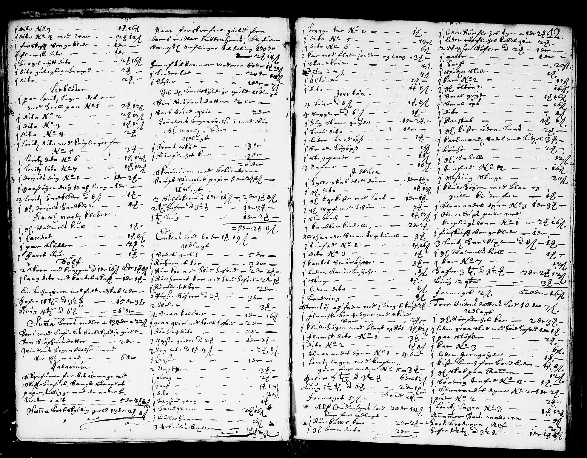 Heggen og Frøland sorenskriveri I, AV/SAO-A-11556/H/Hb/L0004: Skifteprotokoll, 1705-1710, p. 11b-12a