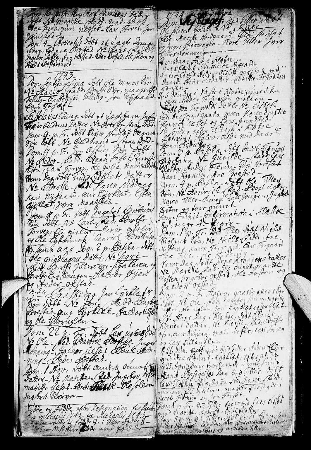 Ministerialprotokoller, klokkerbøker og fødselsregistre - Sør-Trøndelag, SAT/A-1456/618/L0436: Parish register (official) no. 618A01, 1741-1749, p. 4
