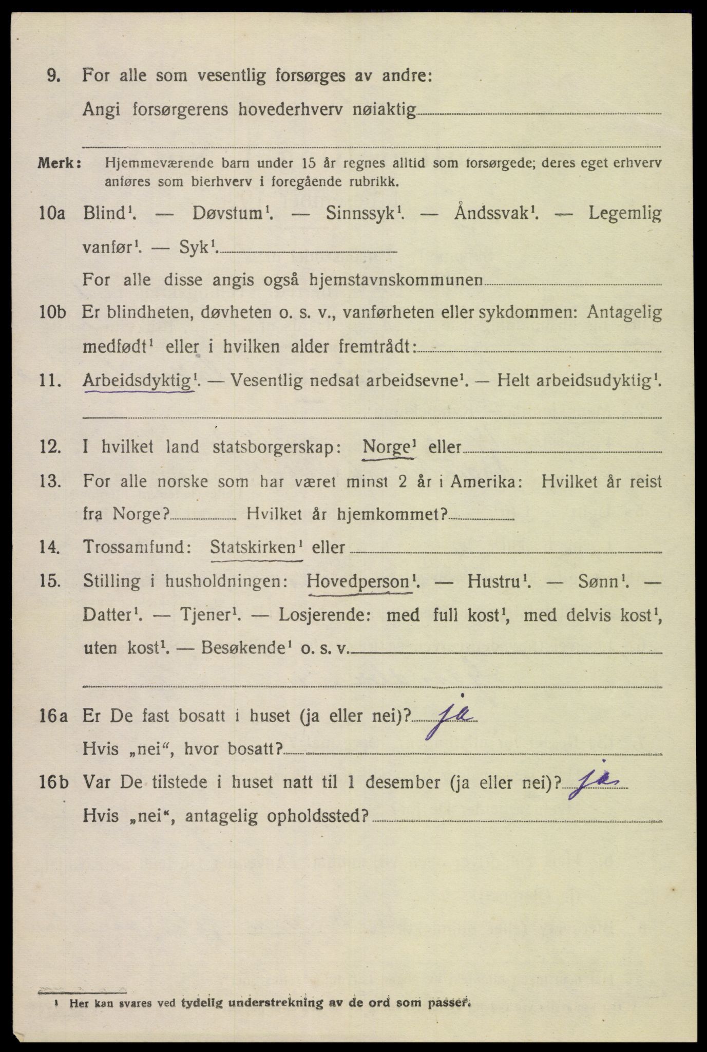 SAK, 1920 census for Bakke, 1920, p. 601