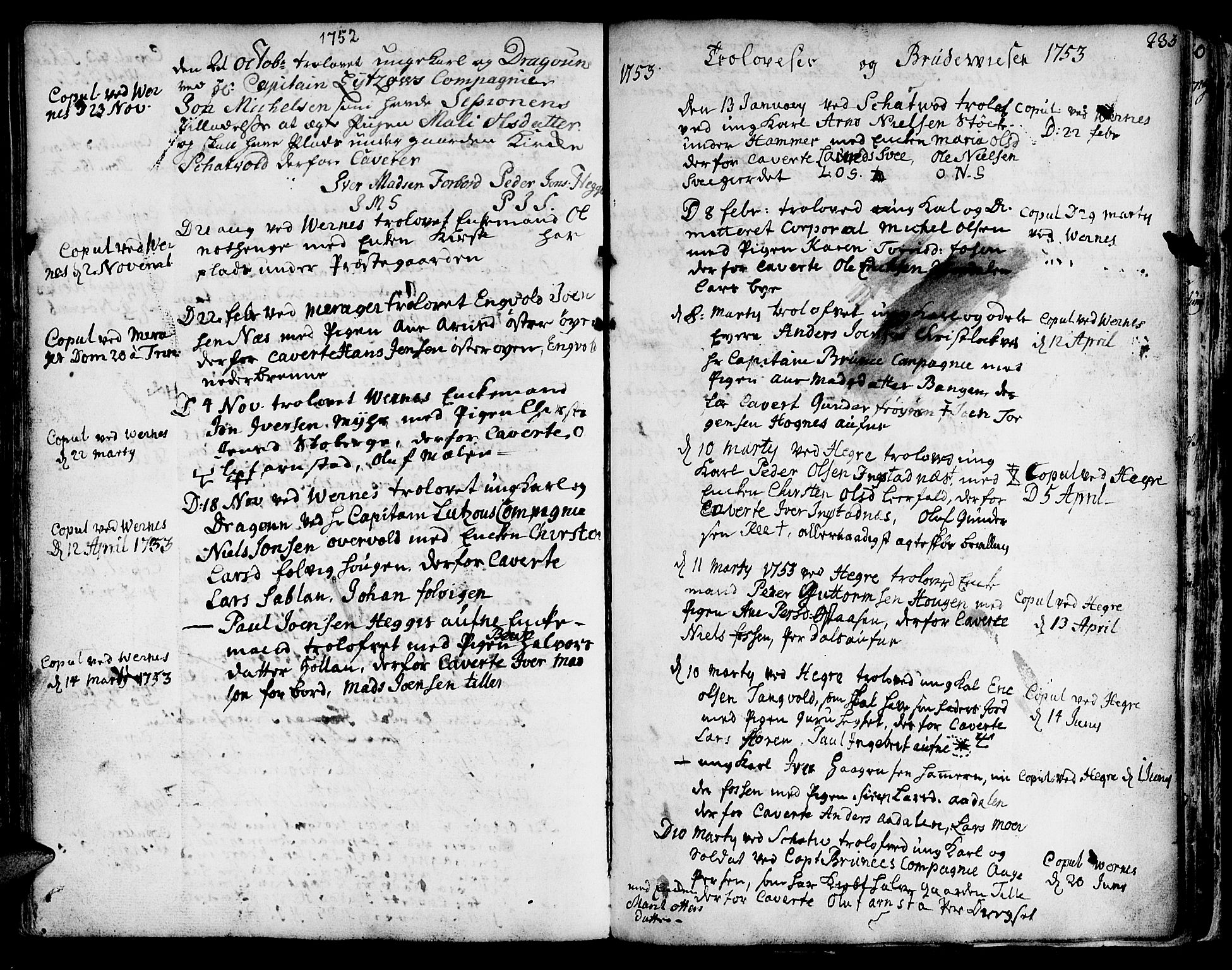 Ministerialprotokoller, klokkerbøker og fødselsregistre - Nord-Trøndelag, AV/SAT-A-1458/709/L0056: Parish register (official) no. 709A04, 1740-1756, p. 233