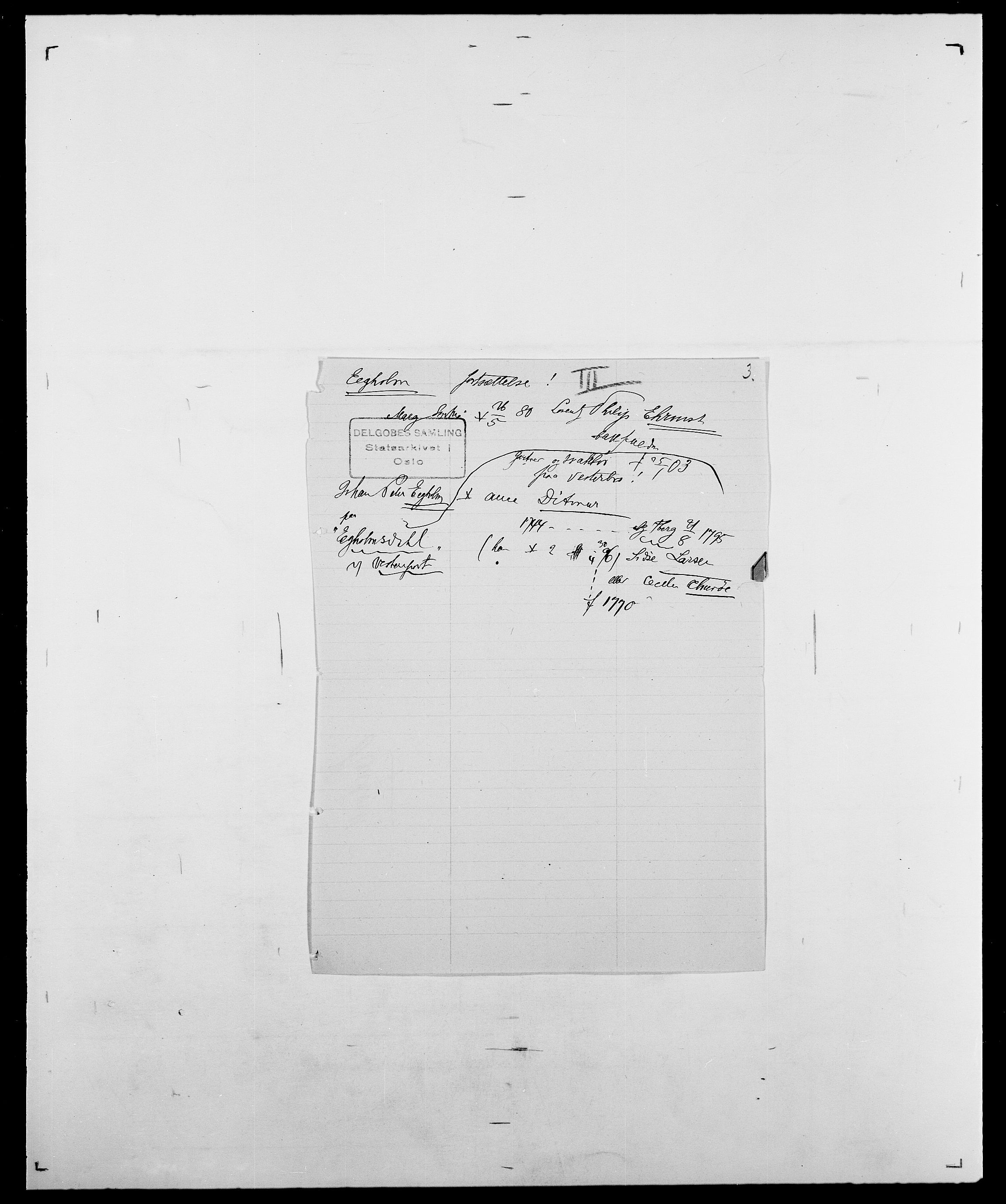 Delgobe, Charles Antoine - samling, AV/SAO-PAO-0038/D/Da/L0010: Dürendahl - Fagelund, p. 244