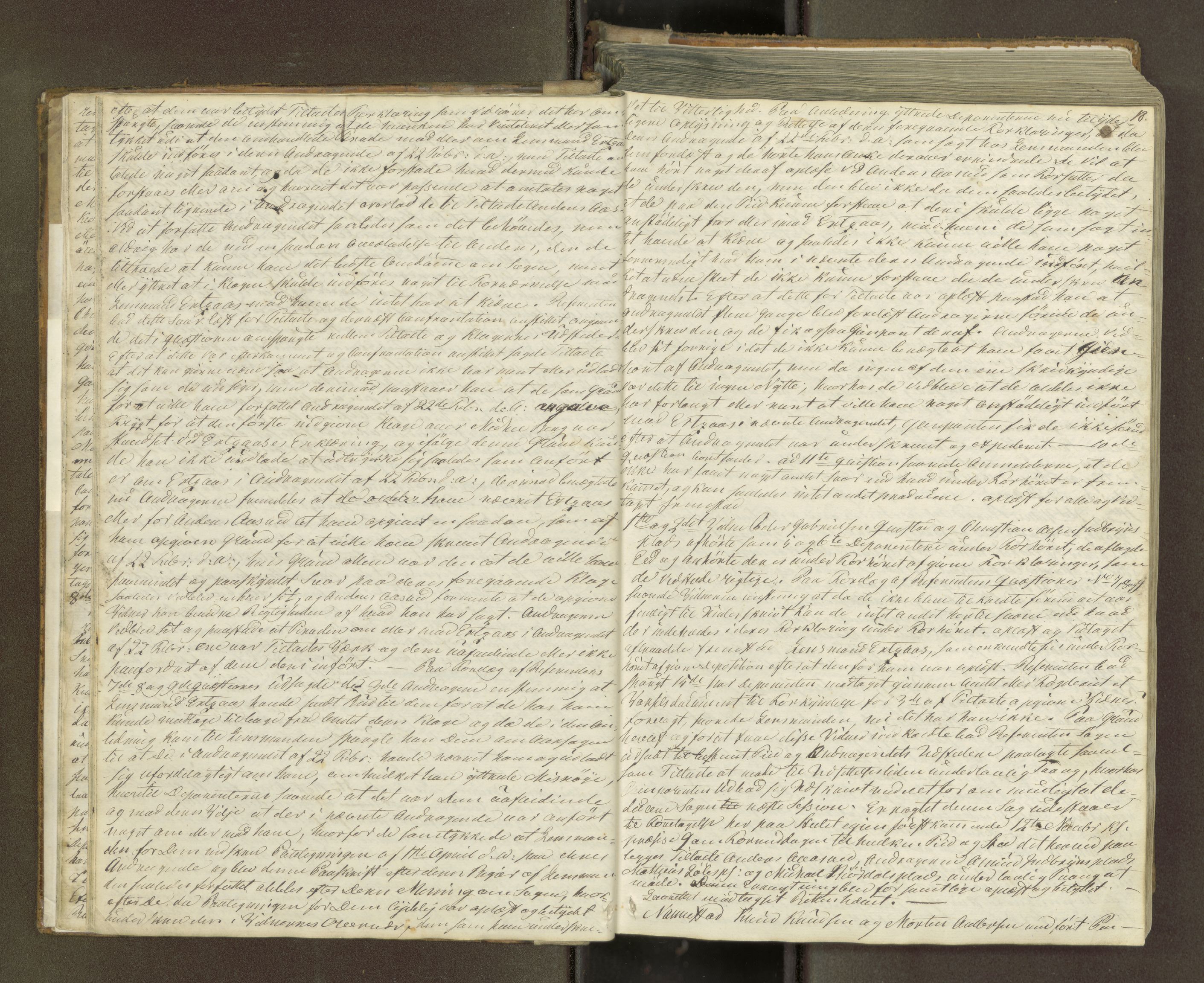 Inderøy sorenskriveri, AV/SAT-A-4147/1/1/1B/L0008: Ekstrarettsprotokoll, 1834-1843, p. 17b-18a