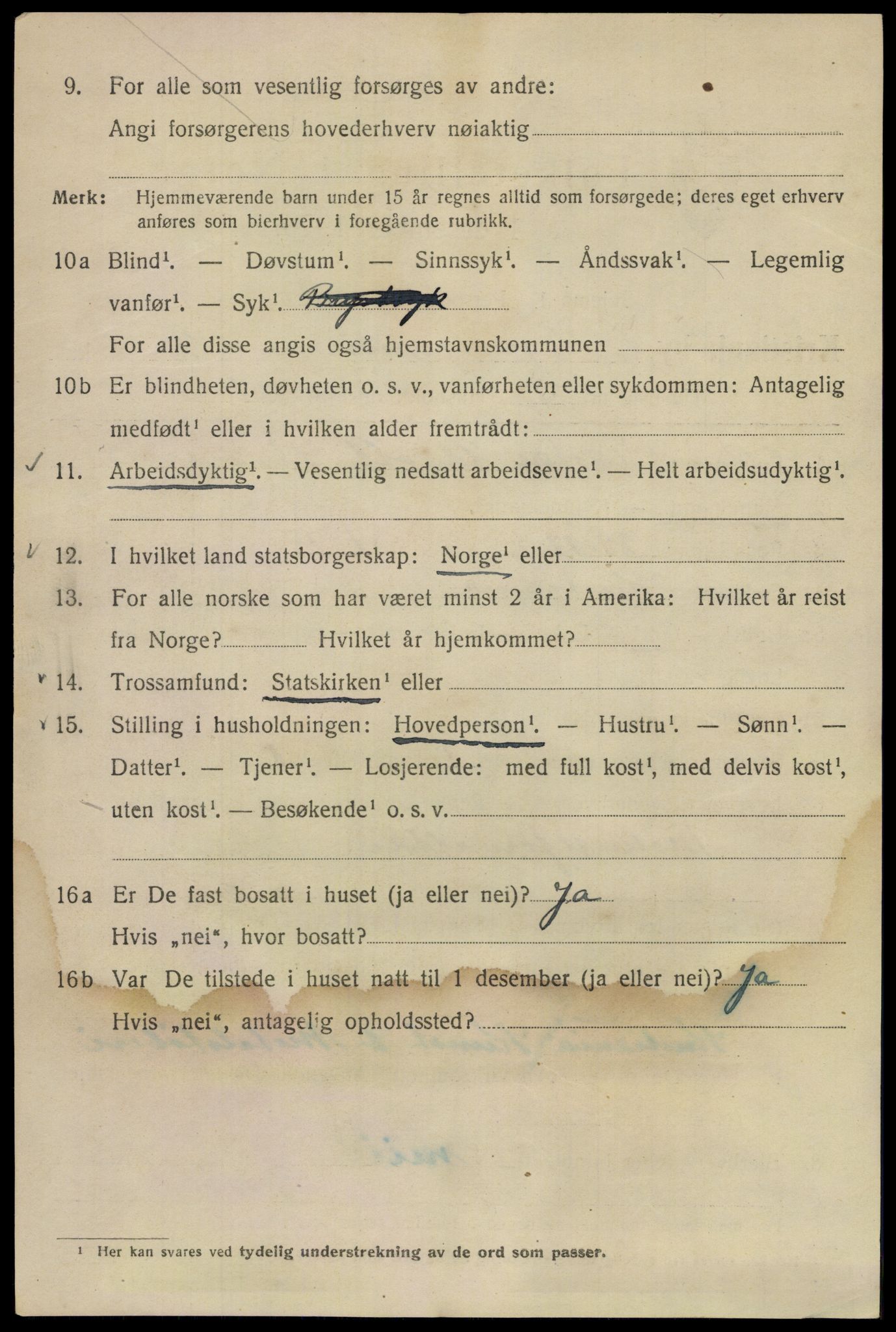 SAO, 1920 census for Kristiania, 1920, p. 209862