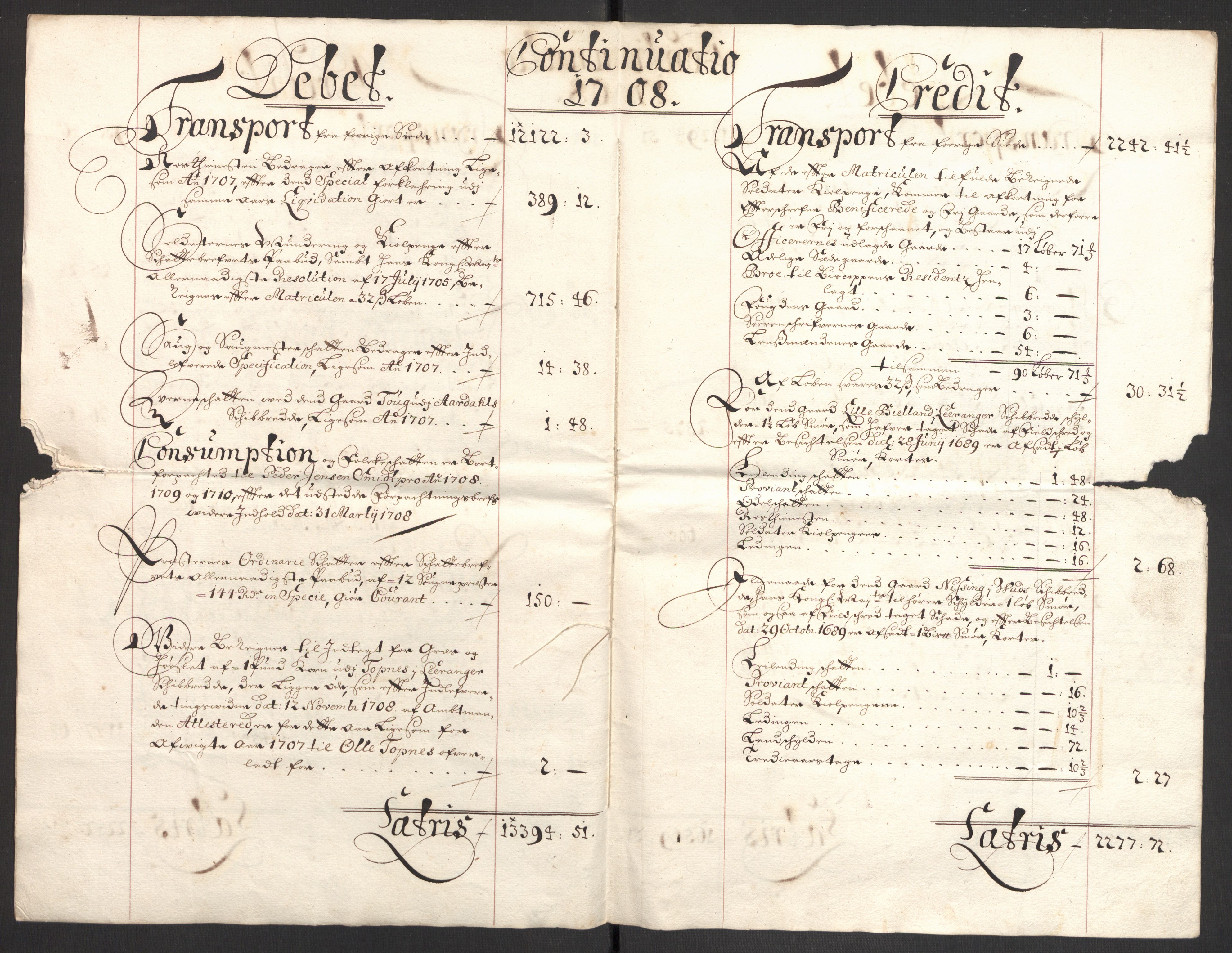 Rentekammeret inntil 1814, Reviderte regnskaper, Fogderegnskap, AV/RA-EA-4092/R47/L2861: Fogderegnskap Ryfylke, 1706-1709, p. 175