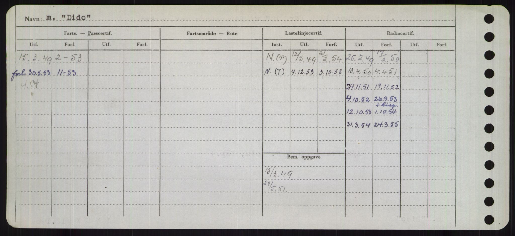 Sjøfartsdirektoratet med forløpere, Skipsmålingen, AV/RA-S-1627/H/Hb/L0001: Fartøy, A-D, p. 494