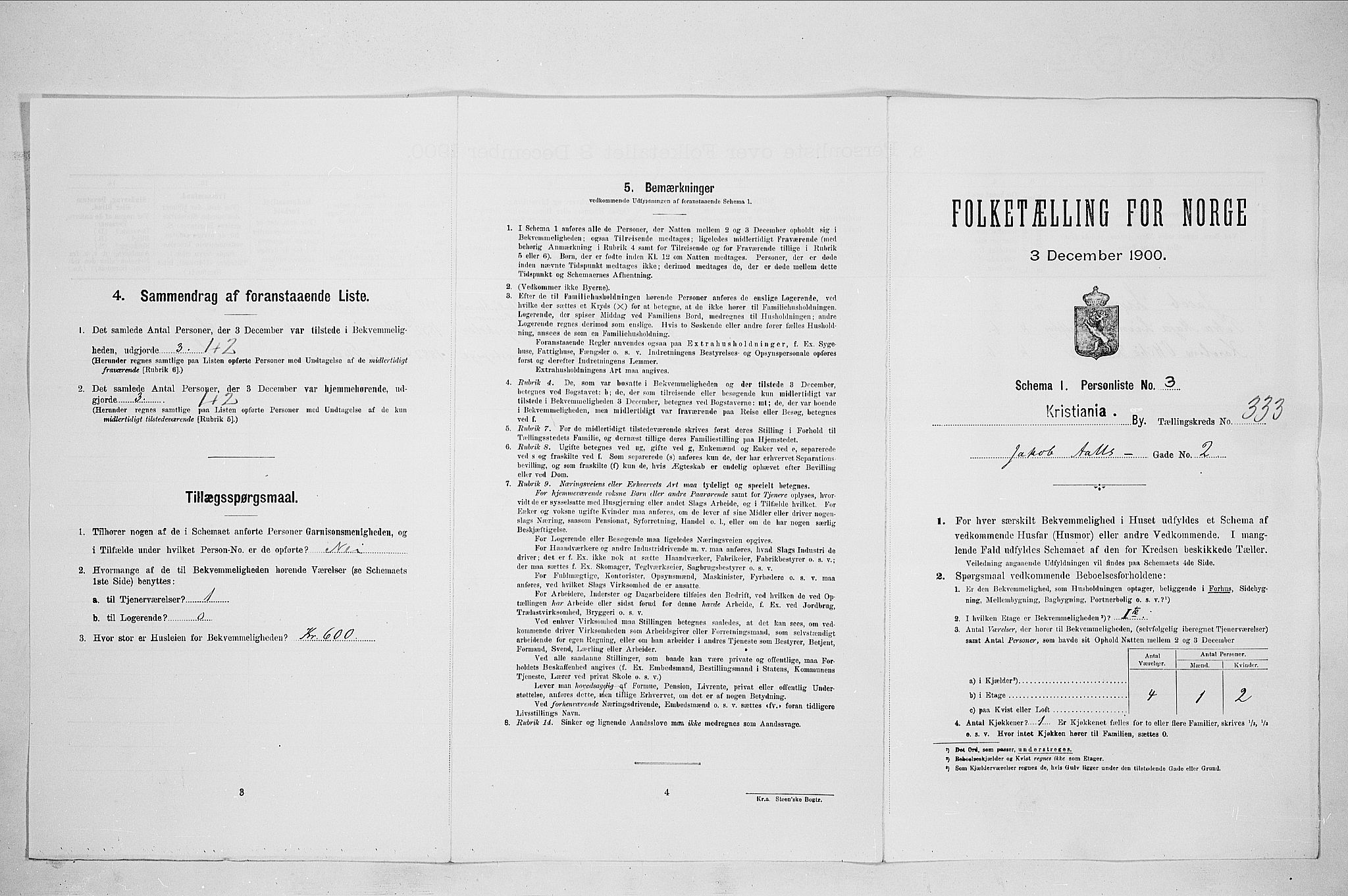 SAO, 1900 census for Kristiania, 1900, p. 42241